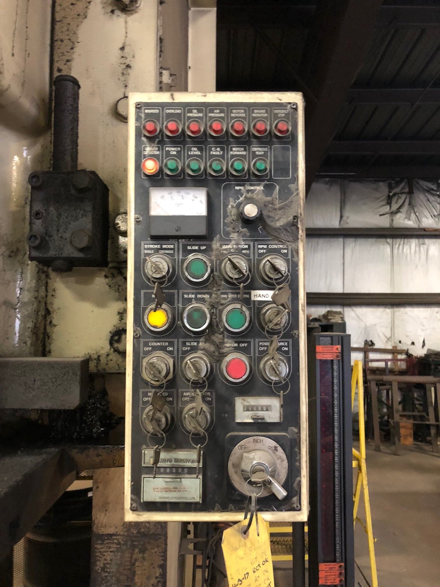 200 Ton Stamtec G1-200S Gap Frame Press, 2000 - 33.49" x 24.82" (Slide Area), 55.16" x 32.30" (Bolster Area), 7.88" Stroke - Image 3