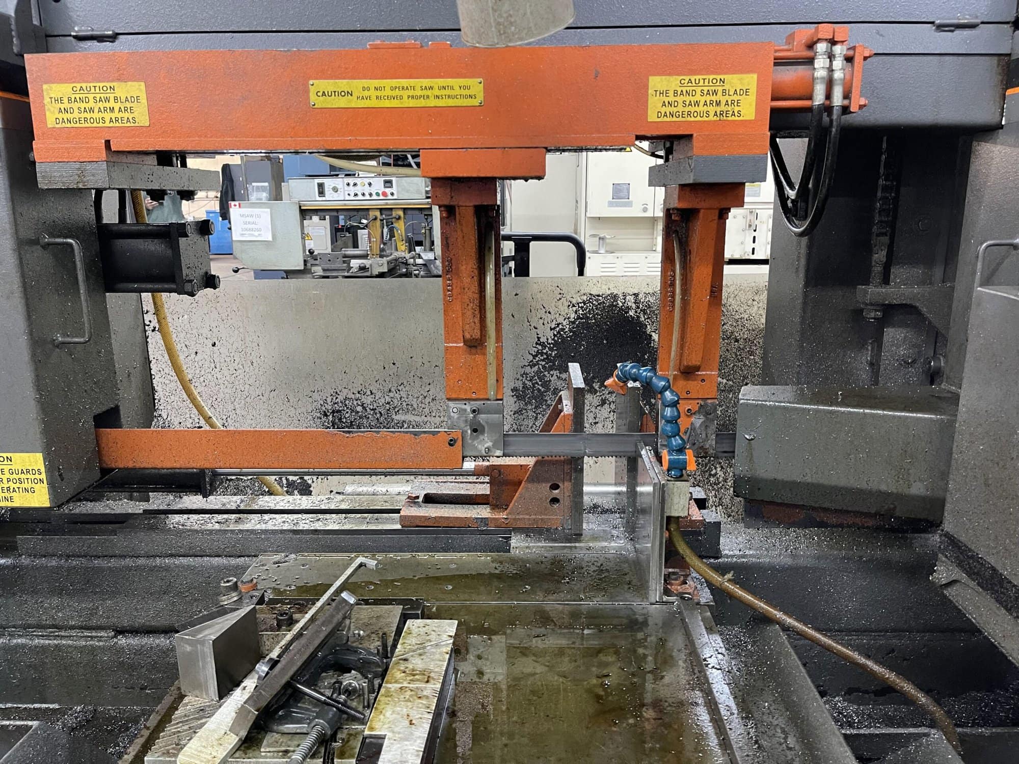 18" X 20" Hem H130HM-DC Horizontal Semi Auto Band Saw, 2010 - UnderPower - Image 8