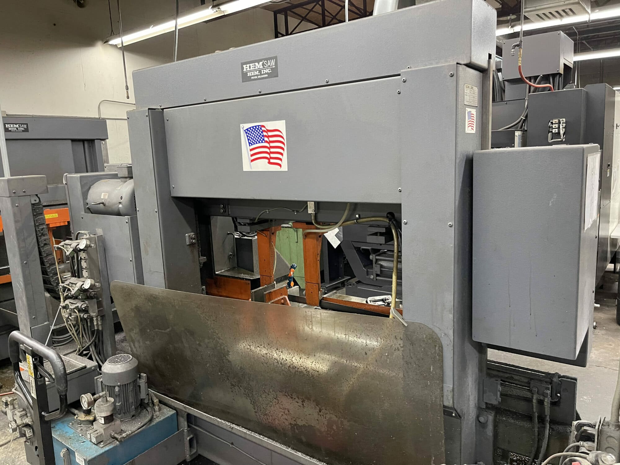 18" X 20" Hem H130HM-DC Horizontal Semi Auto Band Saw, 2010 - UnderPower - Image 10