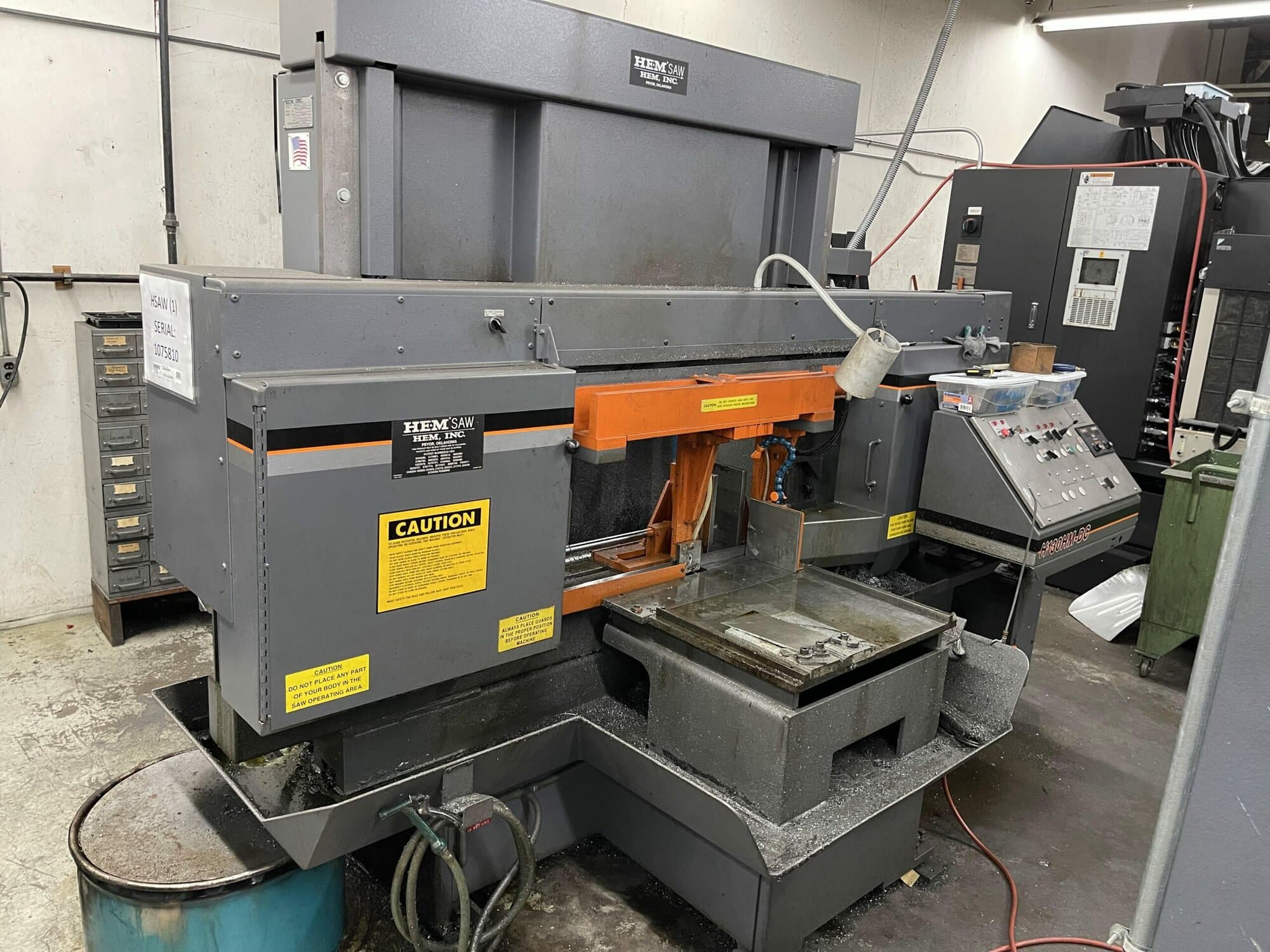 18" X 20" Hem H130HM-DC Horizontal Semi Auto Band Saw, 2010 - UnderPower - Image 2
