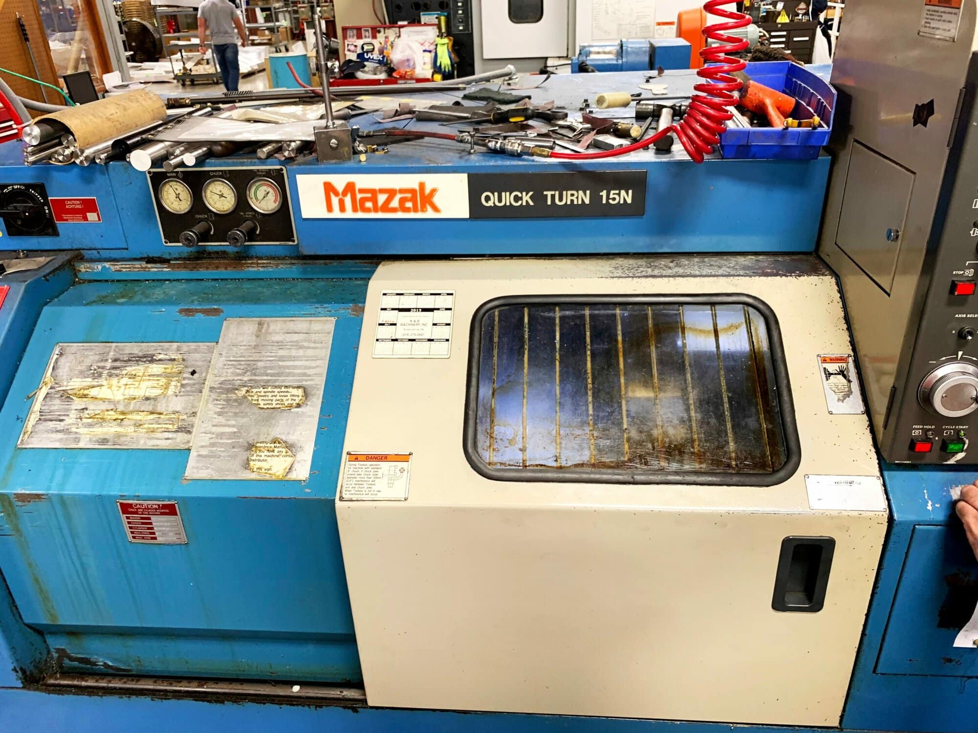 Mazak Quick Turn 15N, 1993 - Video, Tailstock - Image 2