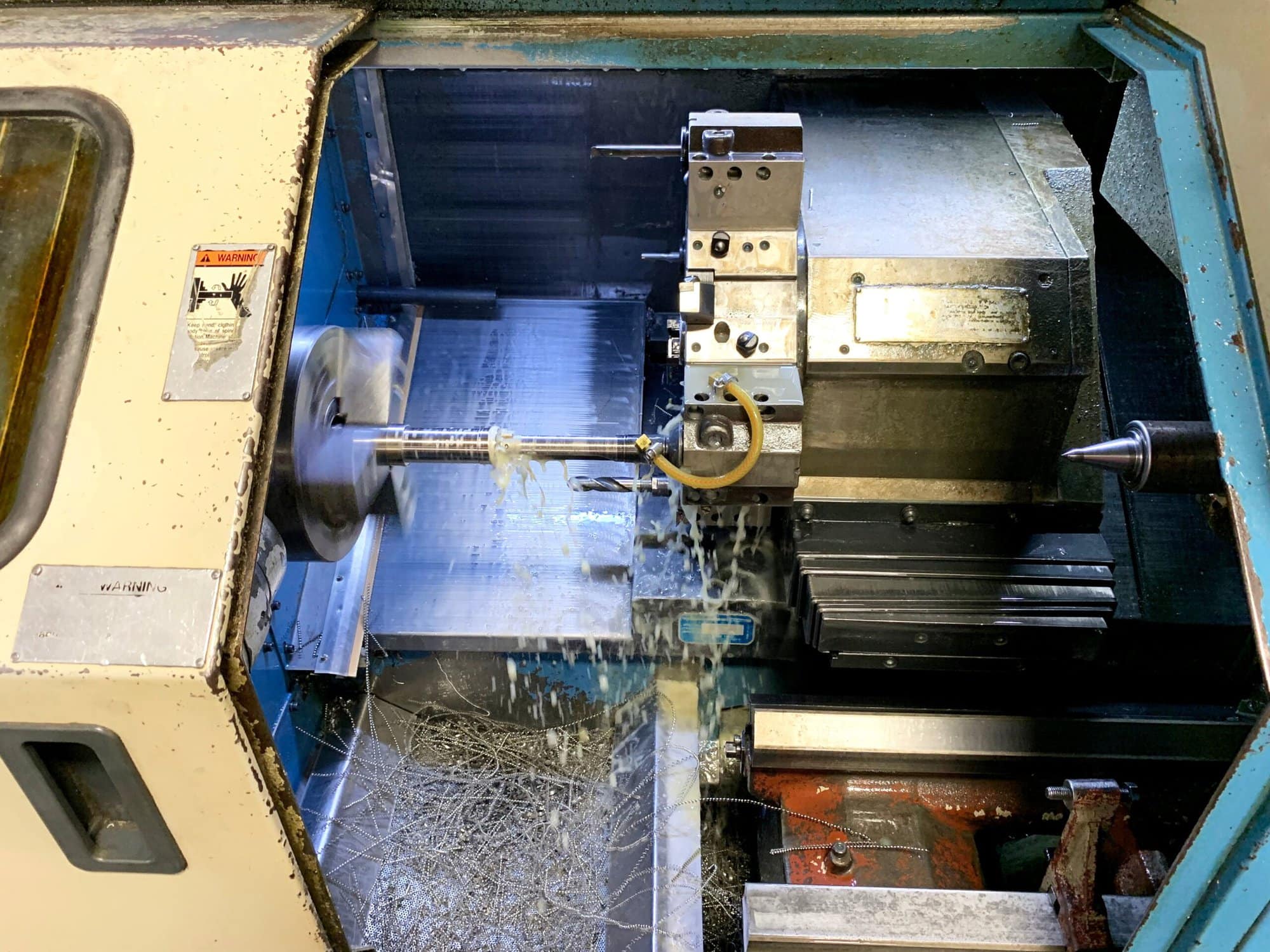 Mazak Quick Turn 15N, 1993 - Video, Tailstock - Image 3