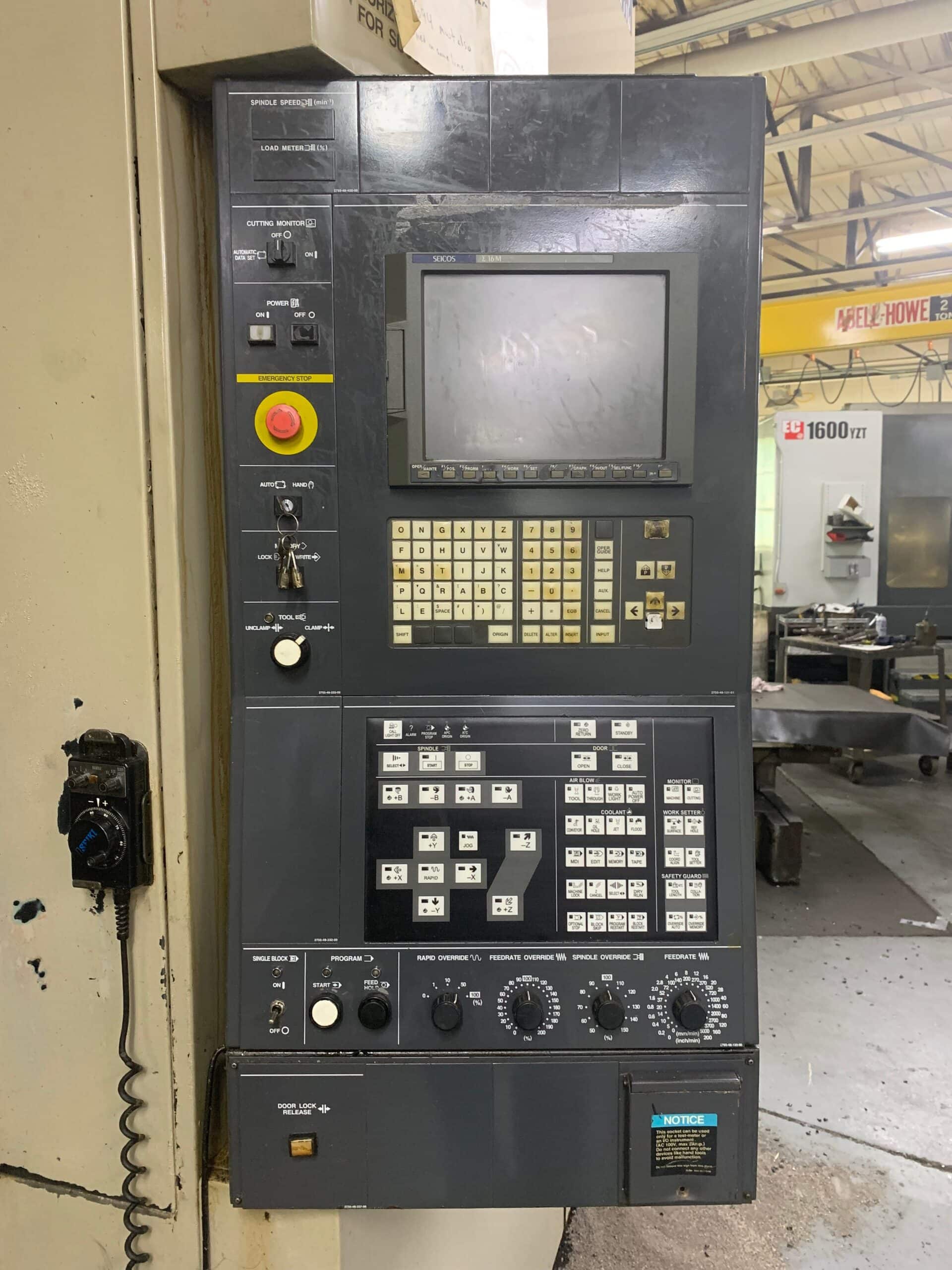 Hitachi Seiki HS630 Horizontal Machining Center, 2000 - 12,000 RPM, Through Spindle Coolant - Image 2