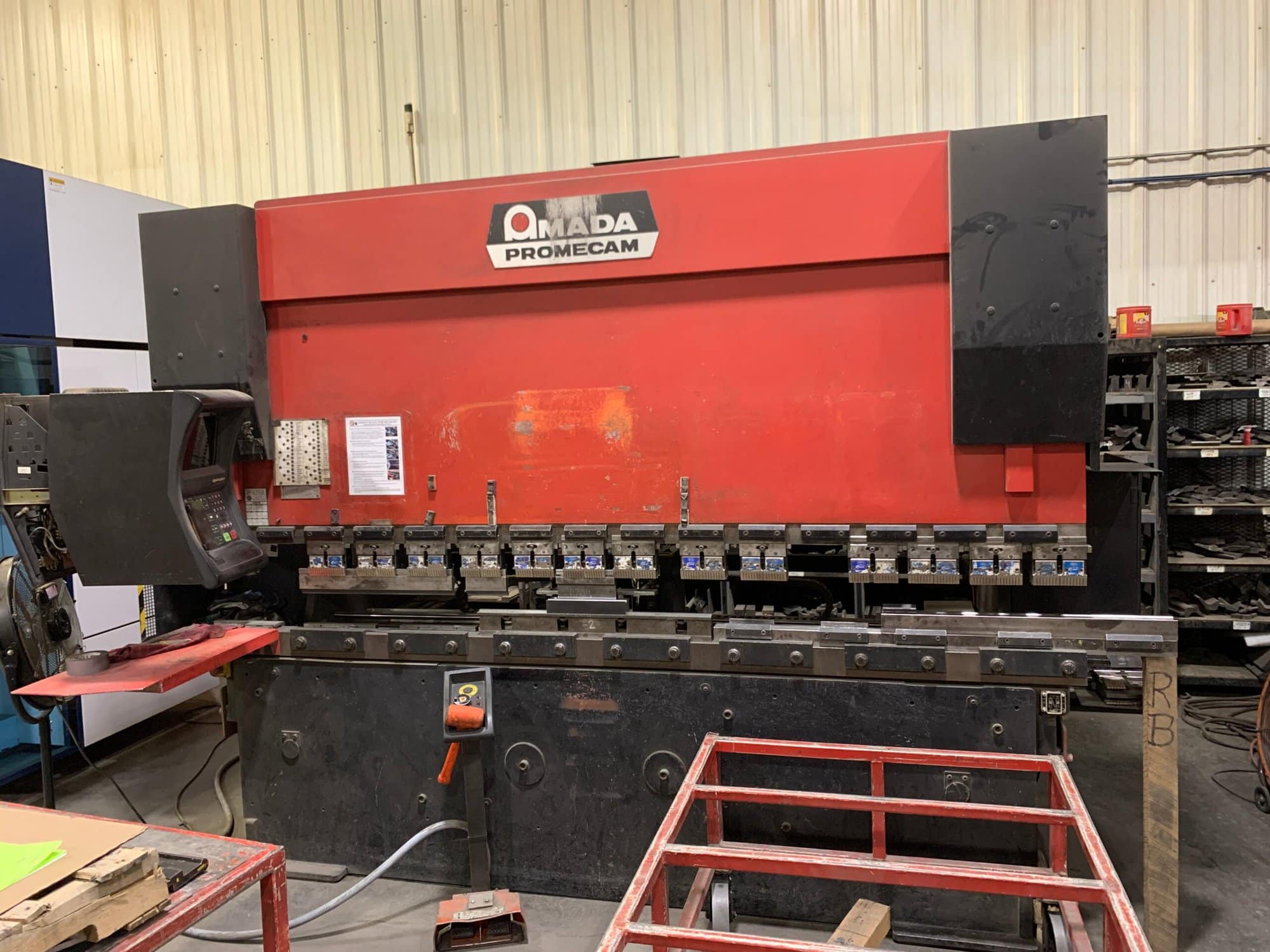 110 Ton X 10’ Amada HFB100-30 CNC Press Brake, 1998- 5-Axis Backgauge - Image 2