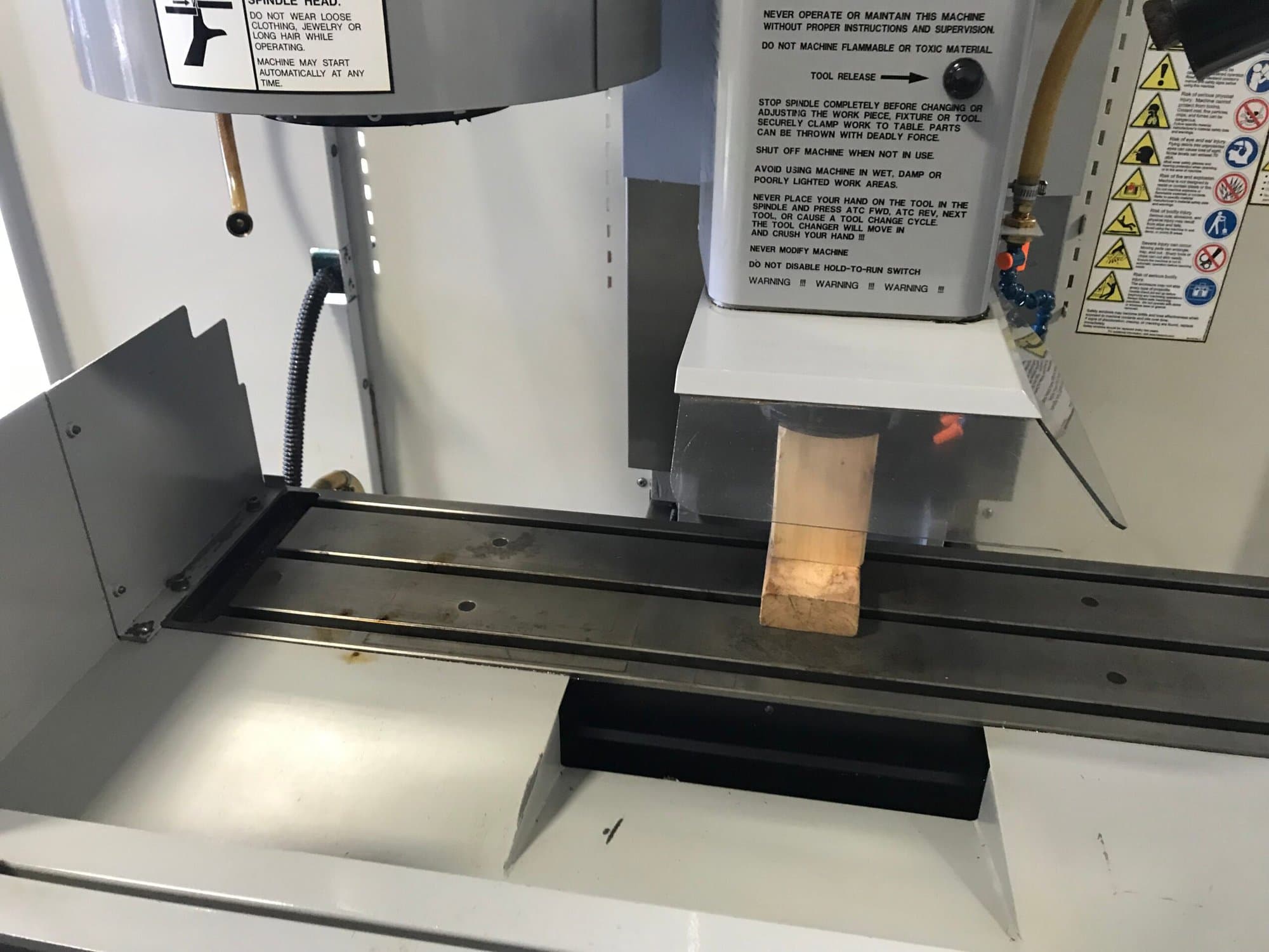 Haas TM-1 VMC, 2006 - 4th Axis Prewire, USB - Image 3