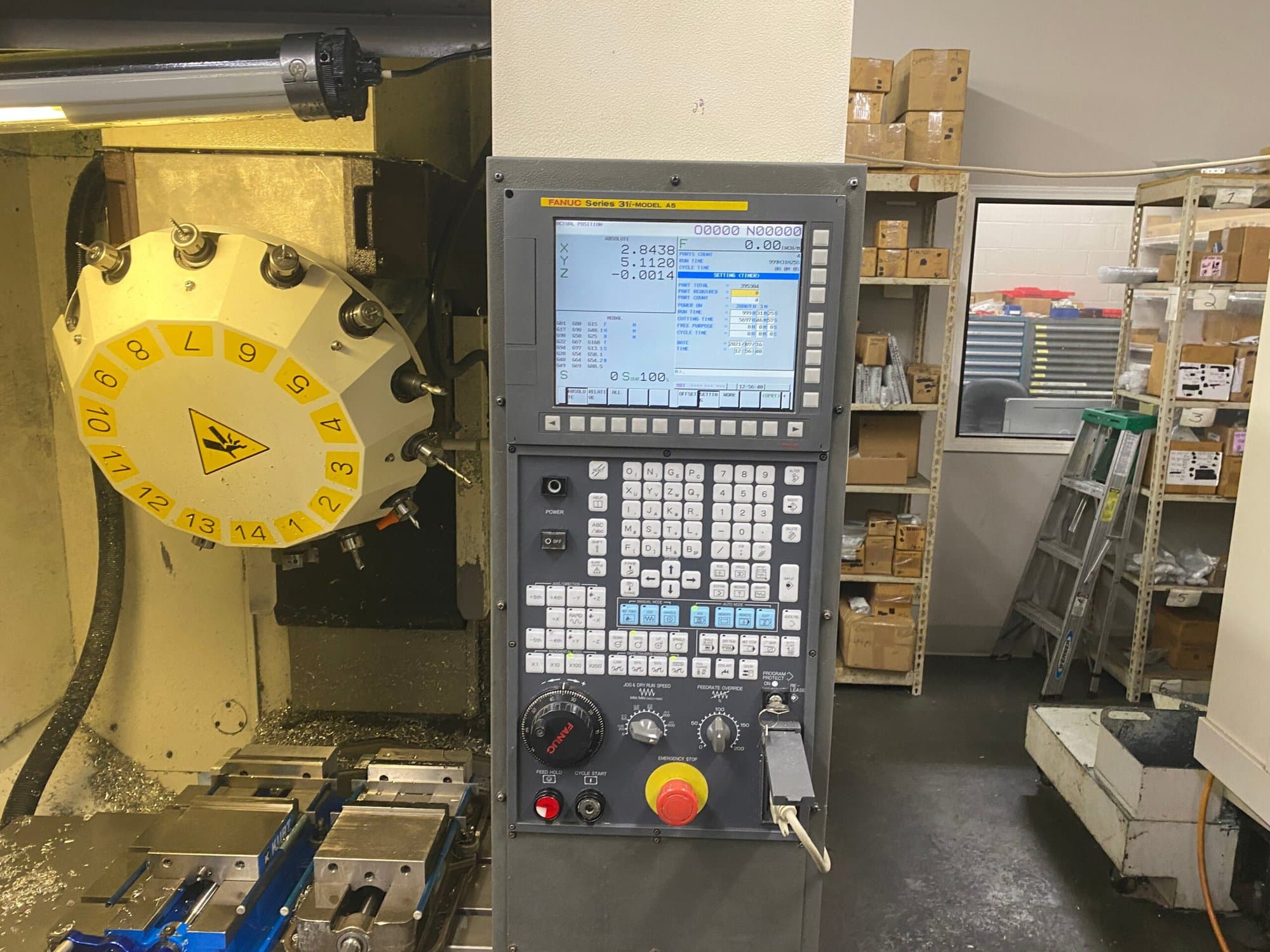 Fanuc Robodrill T-14iFa VMC, 2009 - Fanuc 31i- Model A5 Control - Image 2