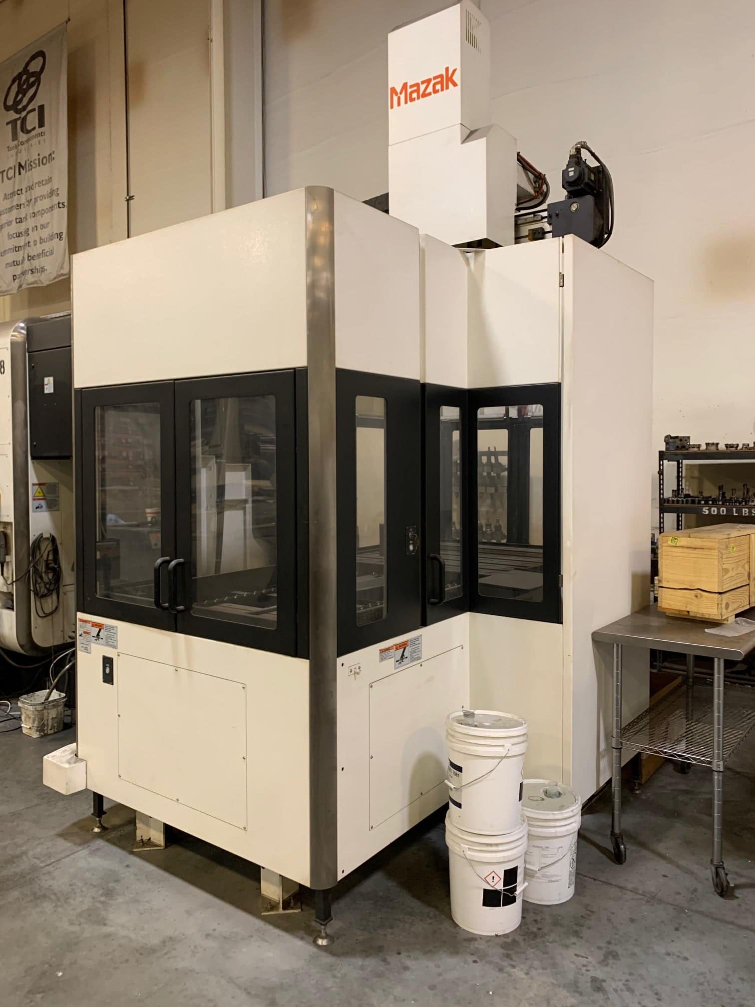 Mazak GL-150F Gantry System, 2014 - Like New, Pitch Feed Conveyor