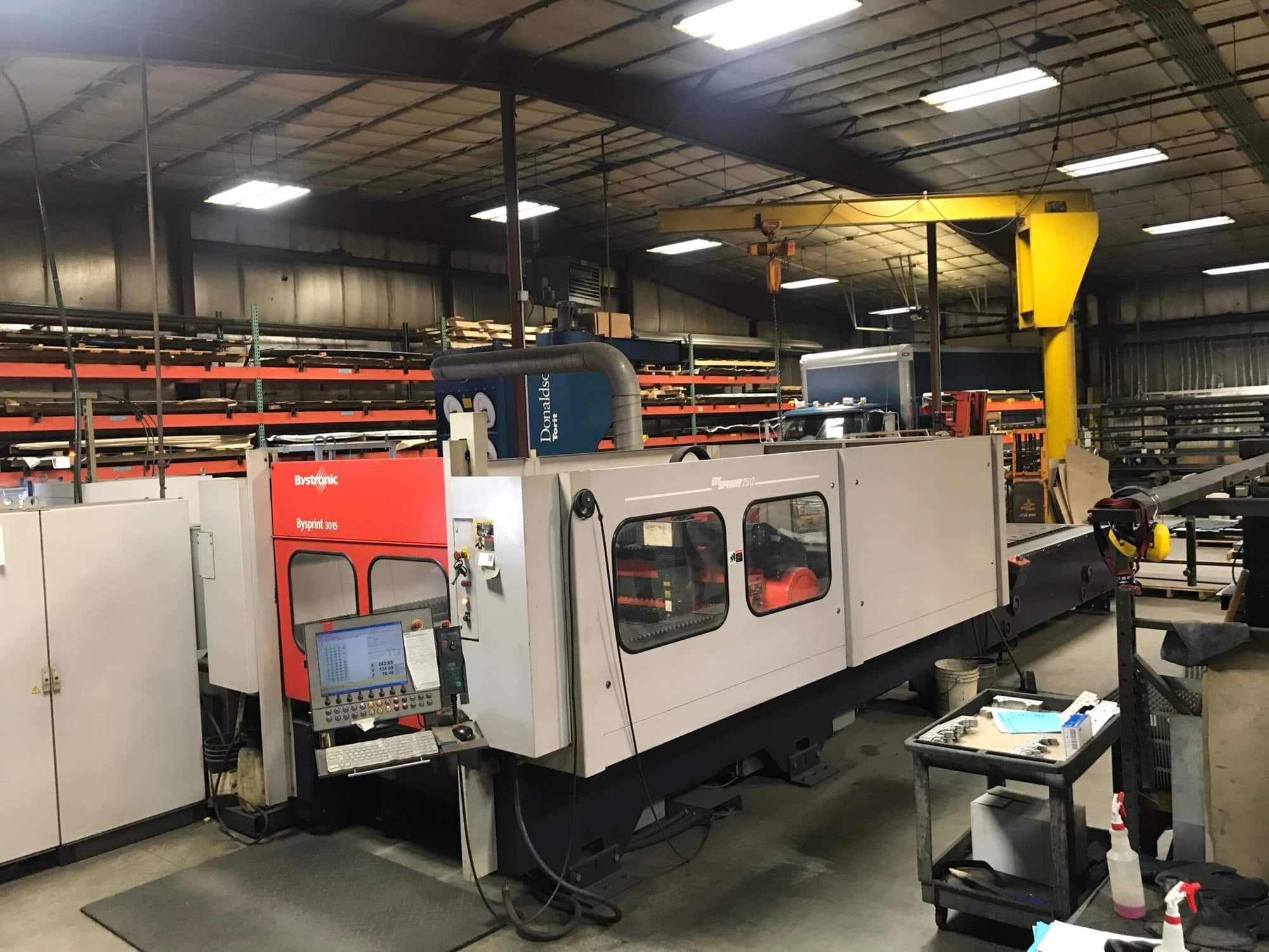 3000 Watt Bystronic Bysprint 3012 Co2 Laser, 2004 - 4' x 10' Table - Image 3