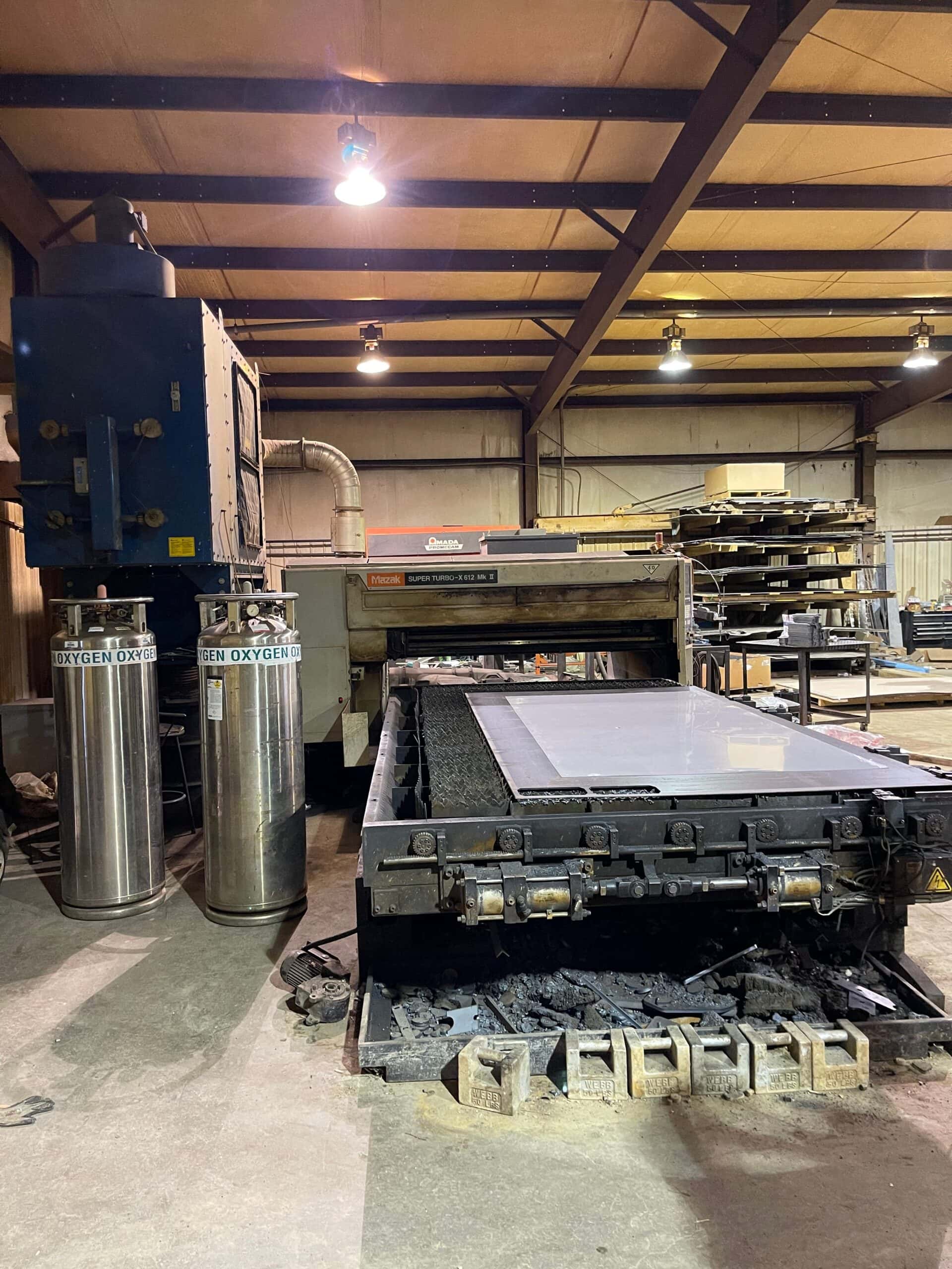 4000 Watt Mazak 6'x12' Super Turbo X612MKII CO2 Laser, 2006 - w/New Tubes, Lenses etc Just Done ($25k Value) - Image 5