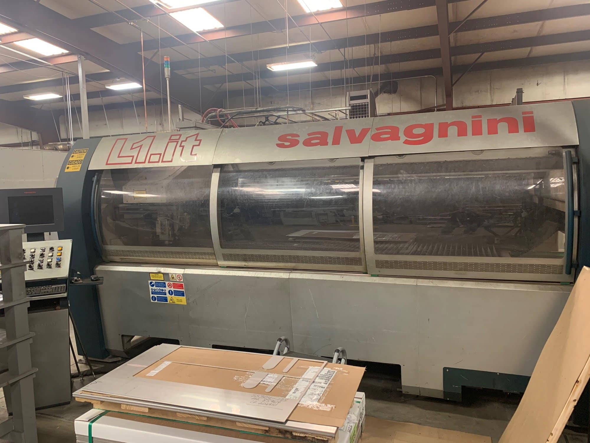 3000 Watt Salvagnini L1.IT Laser, 2007 - 5' x 10' Table, New Head - Image 5
