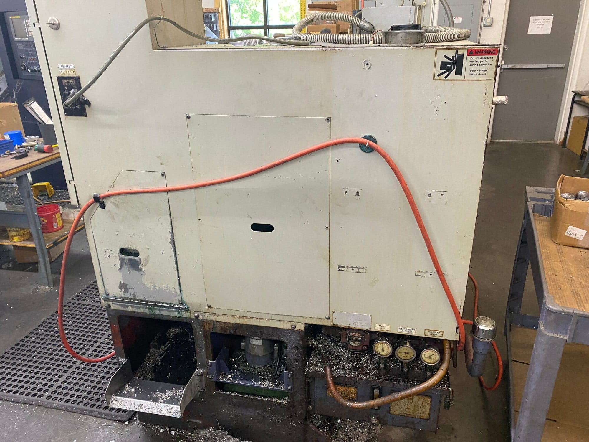 Hwacheon Hi ECO 10 CNC Lathe, 1997 - Tail Stock, Fanuc Control - Image 10