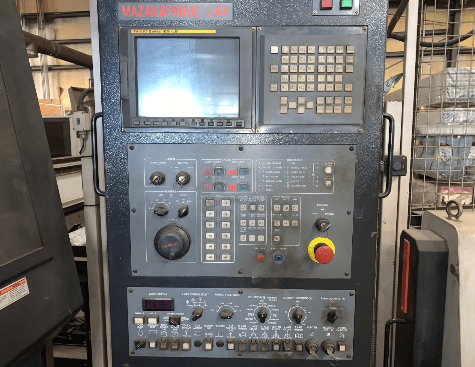 2500 Watt Mazak 3D Fabri Gear 150 CO2 Tube Laser, 2007- - Image 3