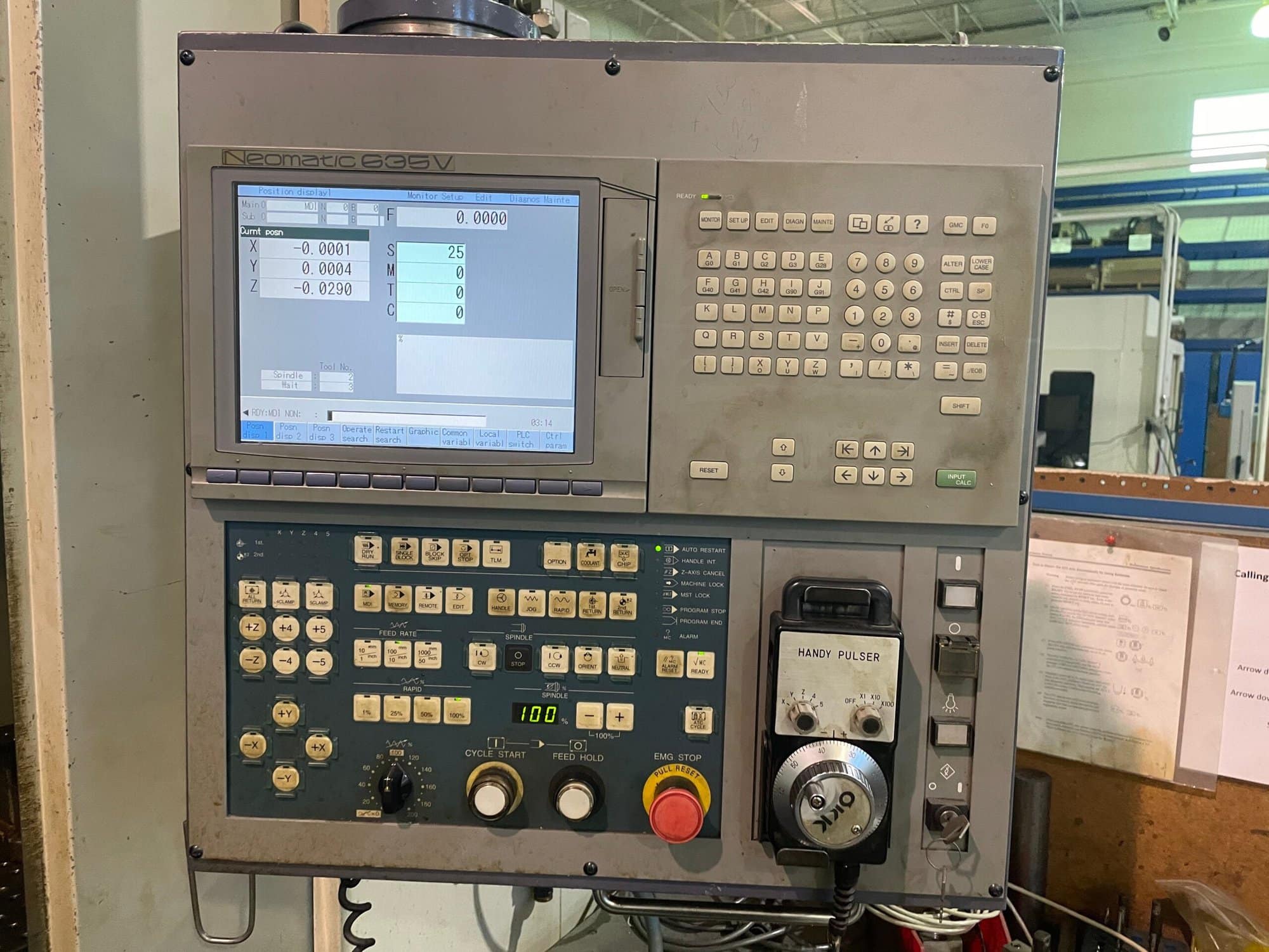 OKK VM-7 VMC, 2003 - Video, Under Power, Tooling Available, 10k RPM - Image 2