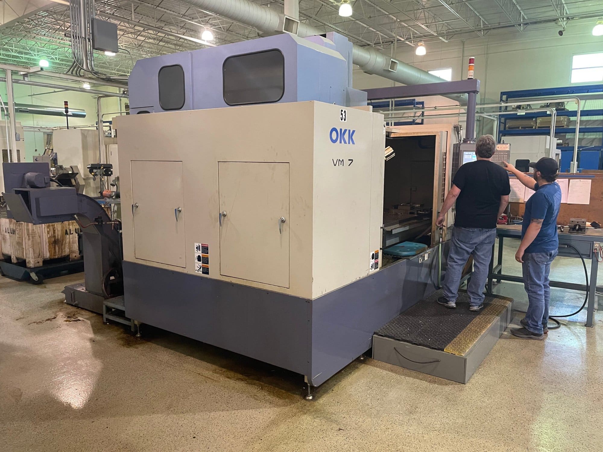 OKK VM-7 VMC, 2003 - Video, Under Power, Tooling Available, 10k RPM - Image 10