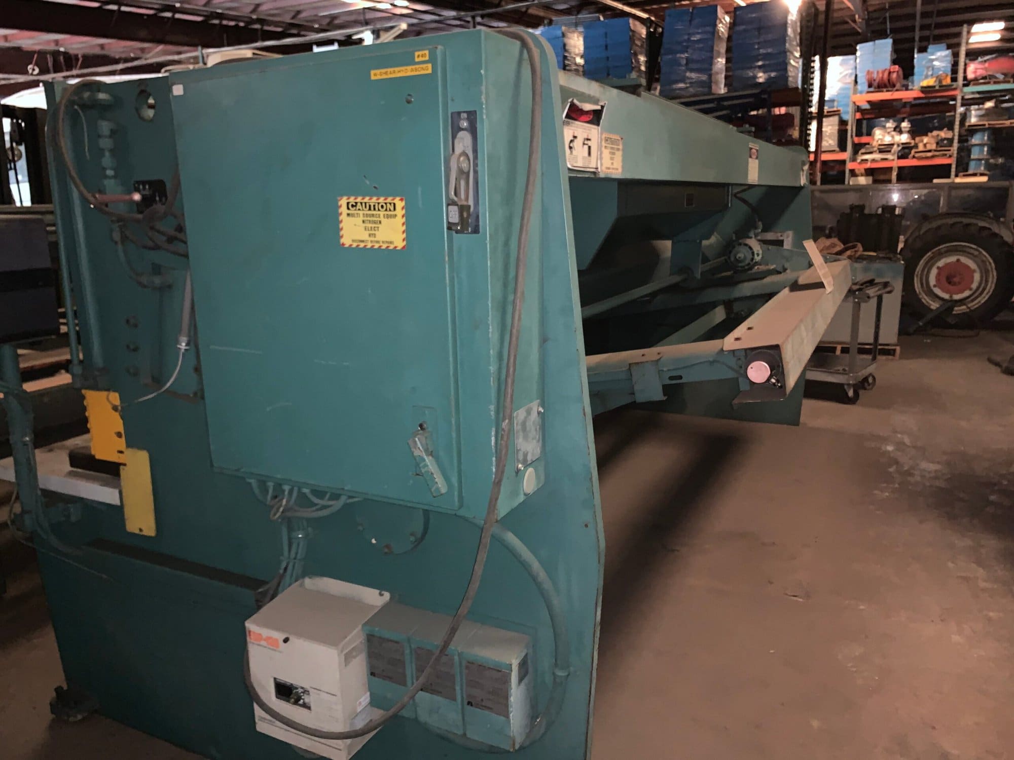 1/4" x 12' Wysong H-2512 CNC Shear, 1989 - Backgauge - Image 6