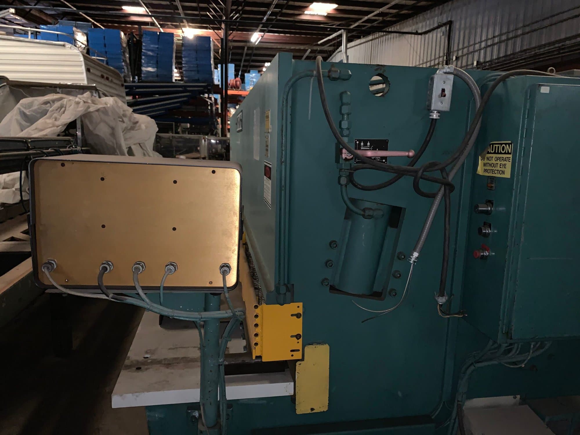 1/4" x 12' Wysong H-2512 CNC Shear, 1989 - Backgauge - Image 4