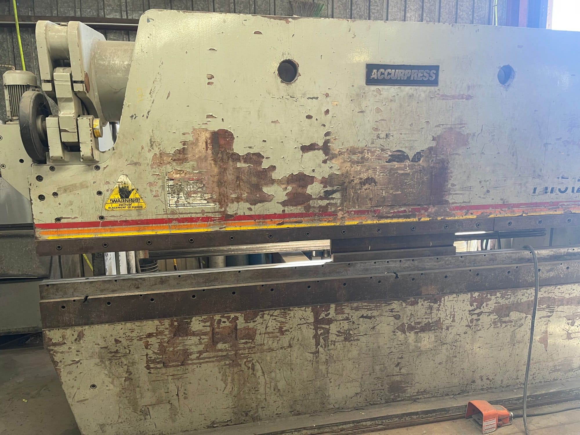 175 Ton x 12' Accurpress 717512 Press Brake, 1997 - Backgauge, ETS 2000 Control - Image 9