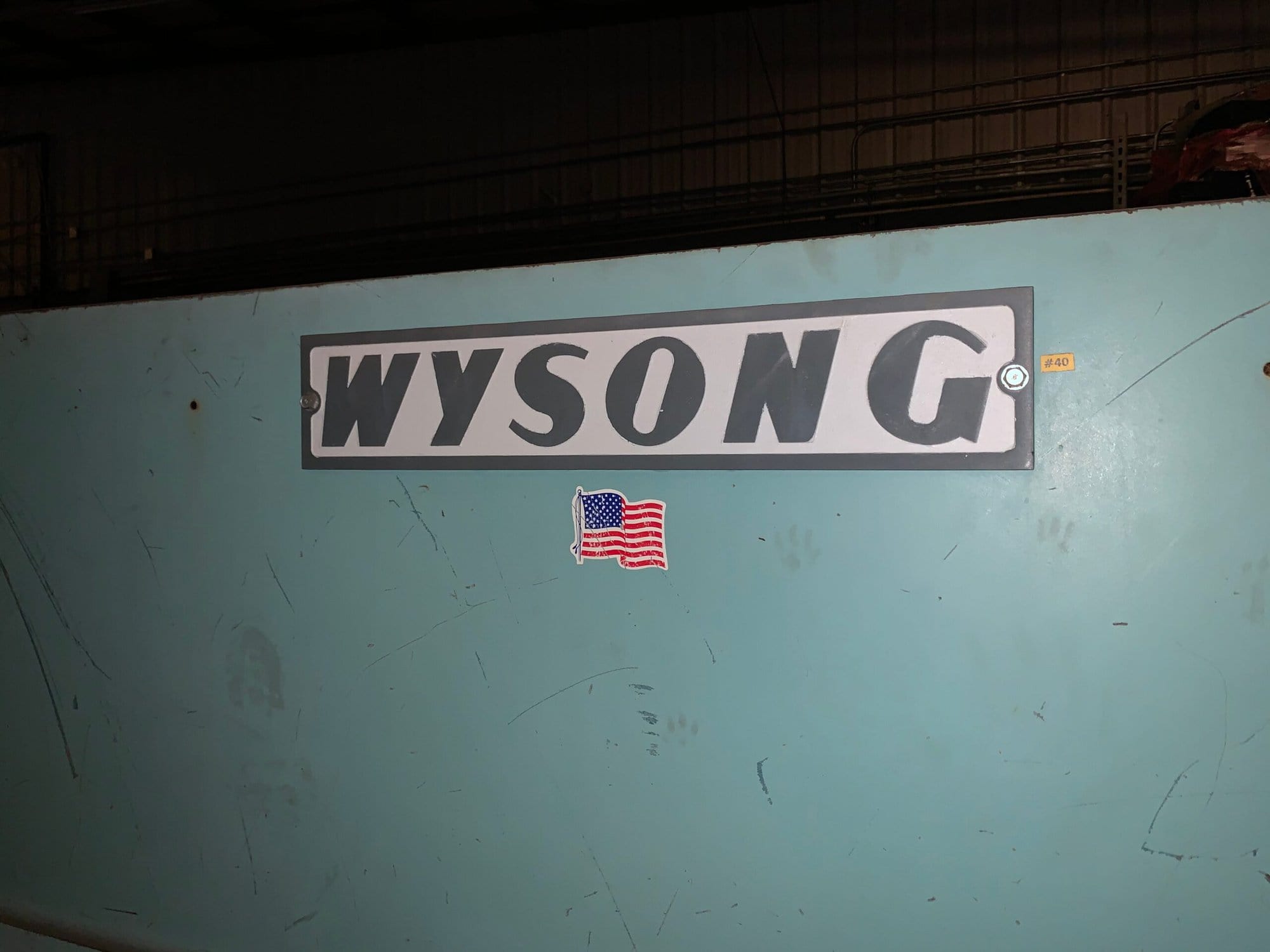 1/4" x 12' Wysong H-2512 CNC Shear, 1989 - Backgauge - Image 2