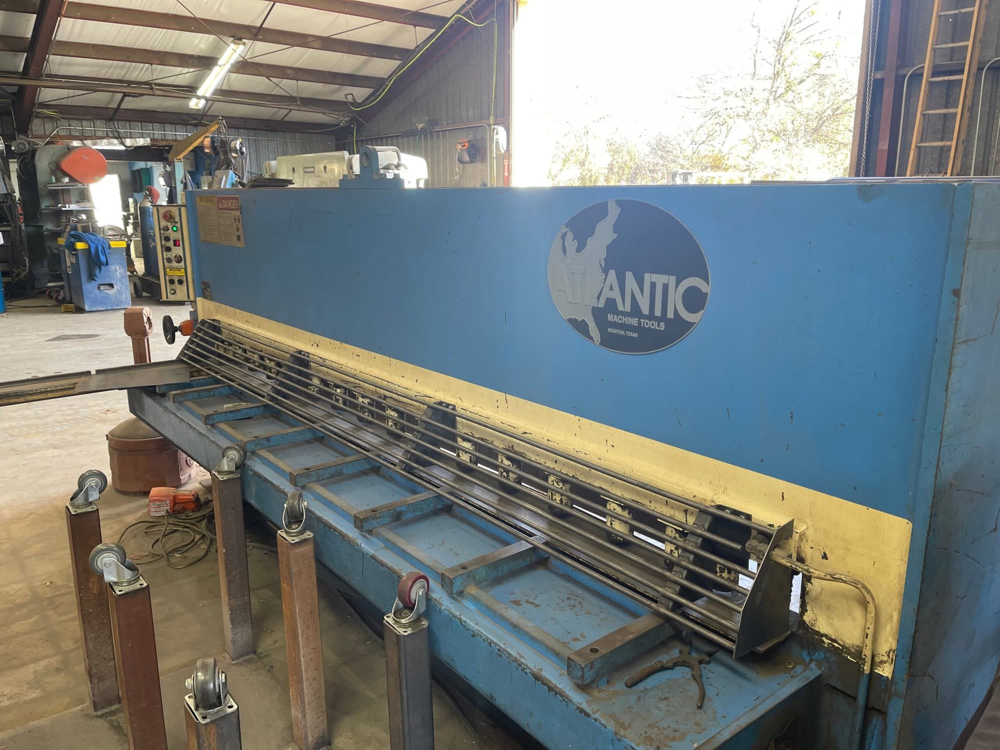 1/4" x 10' Atlantic HDE10-1/4 Shear, 1996 - Back Gauge, Squaring Arm - Image 2