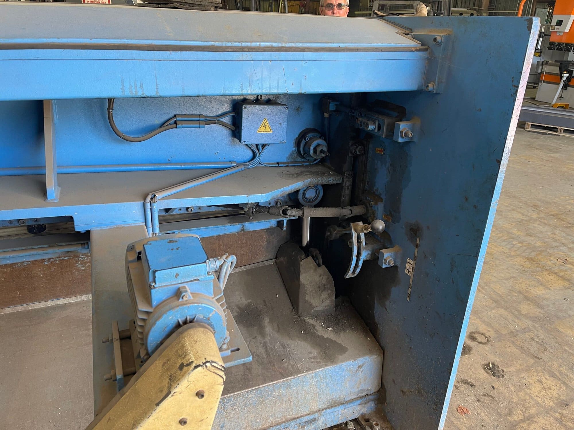 1/4" x 10' Atlantic HDE10-1/4 Shear, 1996 - Back Gauge, Squaring Arm - Image 4