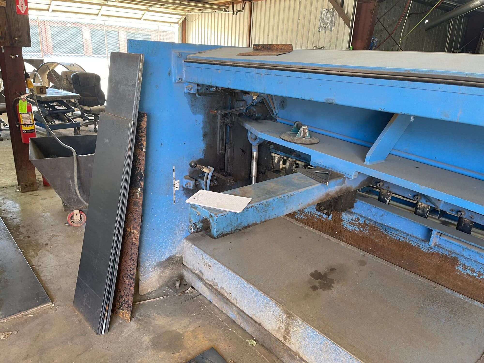 1/4" x 10' Atlantic HDE10-1/4 Shear, 1996 - Back Gauge, Squaring Arm - Image 5