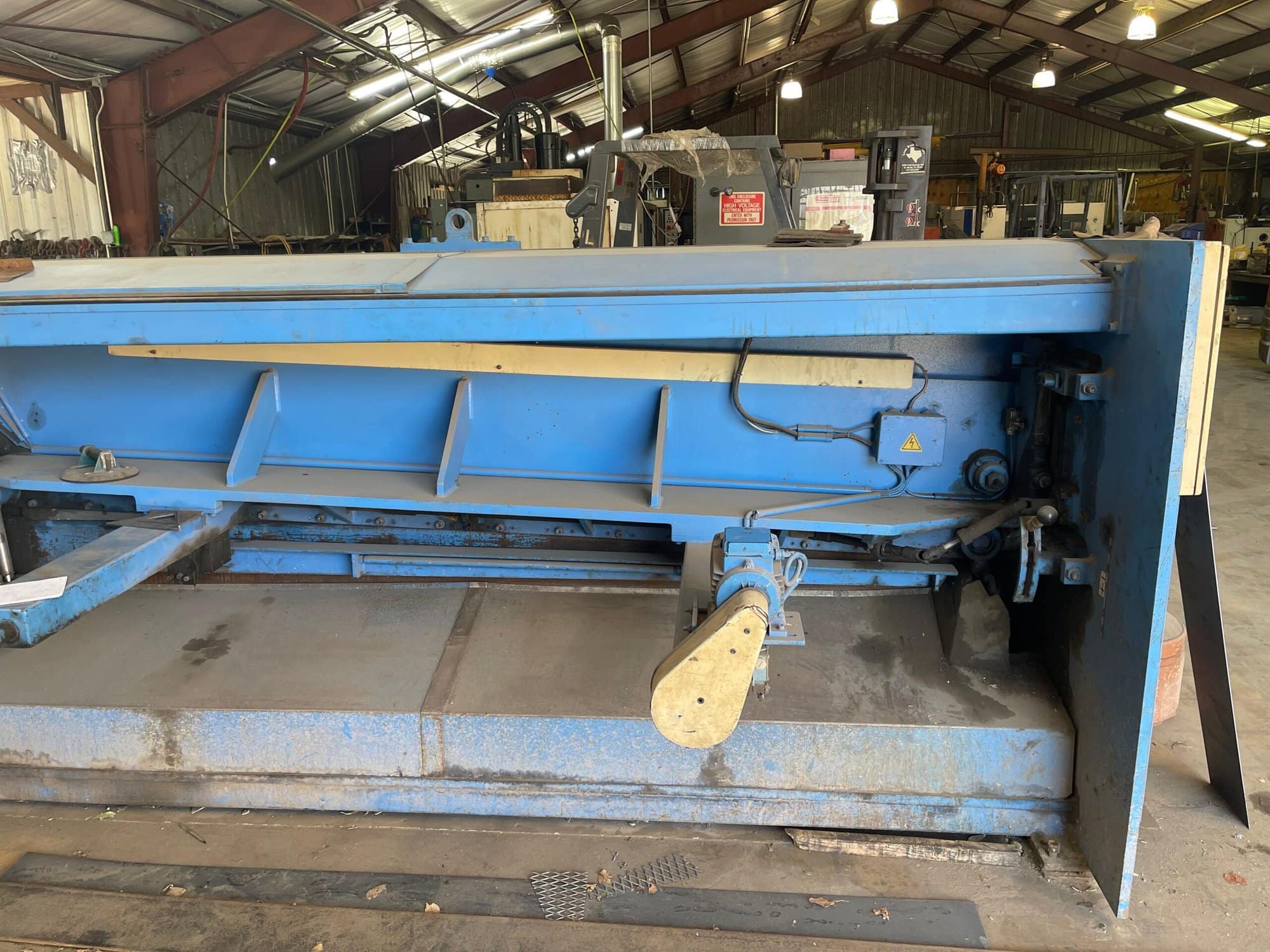 1/4" x 10' Atlantic HDE10-1/4 Shear, 1996 - Back Gauge, Squaring Arm - Image 6