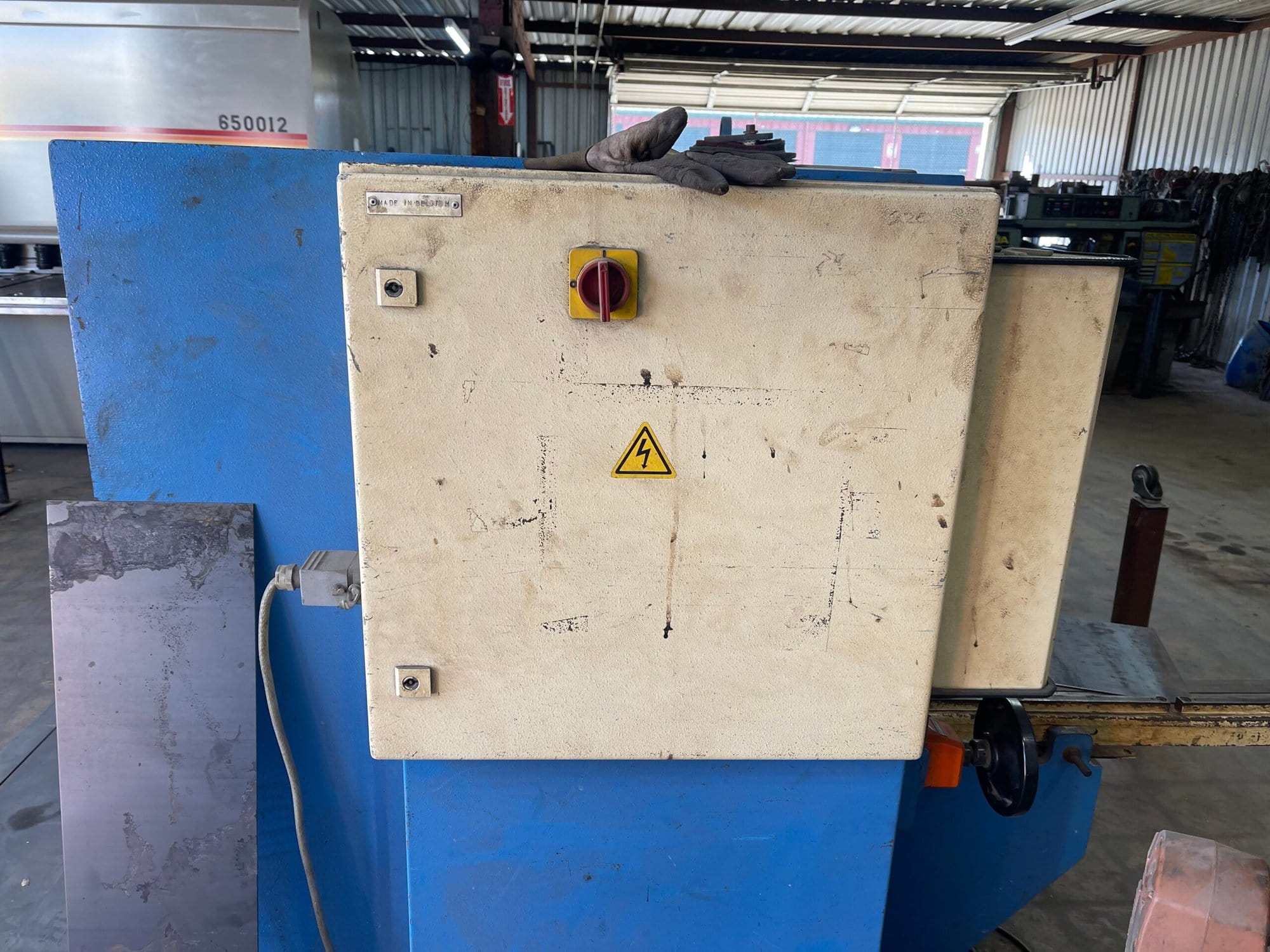 1/4" x 10' Atlantic HDE10-1/4 Shear, 1996 - Back Gauge, Squaring Arm - Image 8