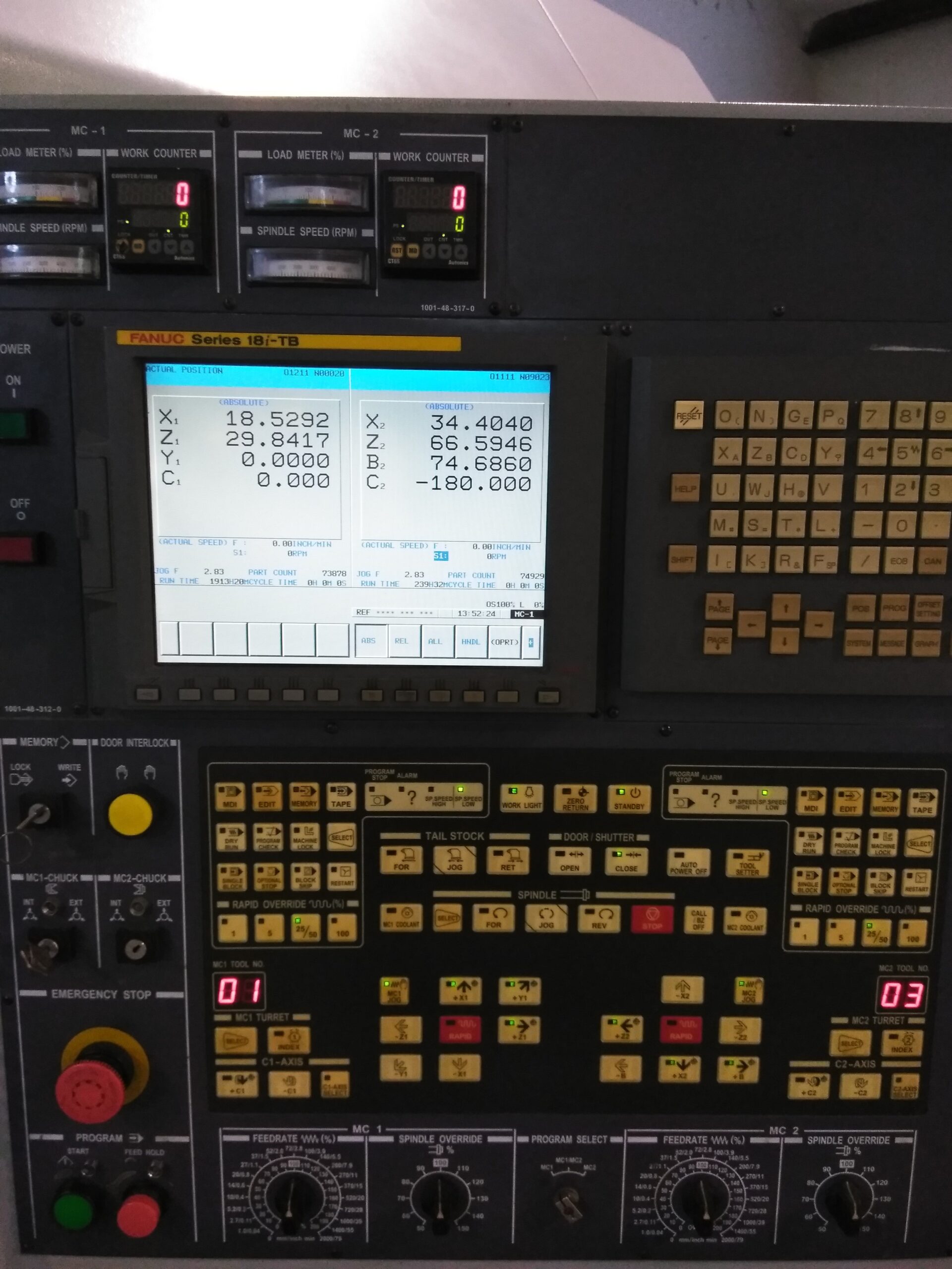Hyundai Kia SKT-200-TTSY CNC Turning Center, 2007 - Barfeed Interface, Parts Catch, Under Power - Image 7