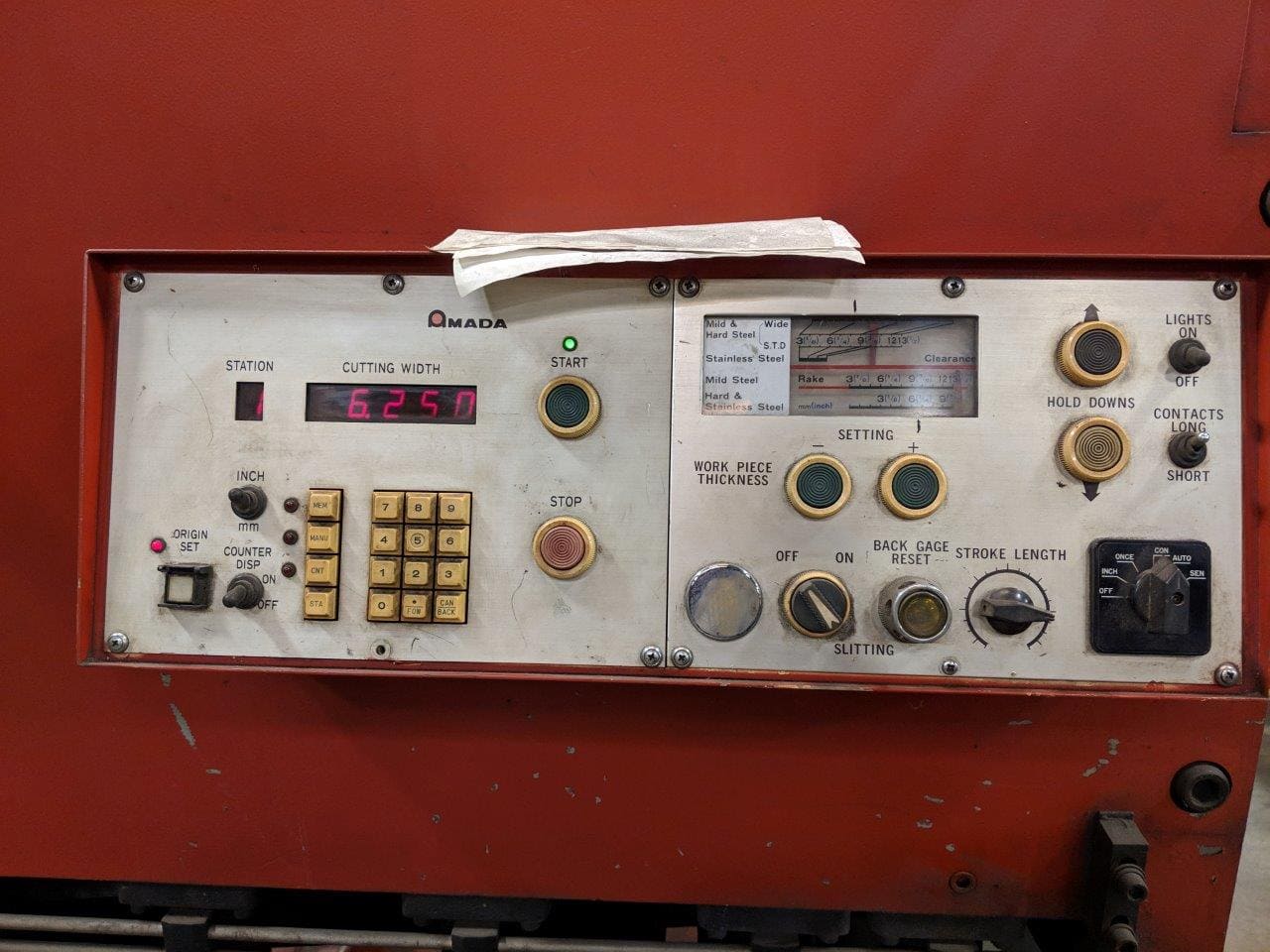 1/2" x 10' Amada H-3013 Shear, 1987- Programmable Back Gauge - Image 4