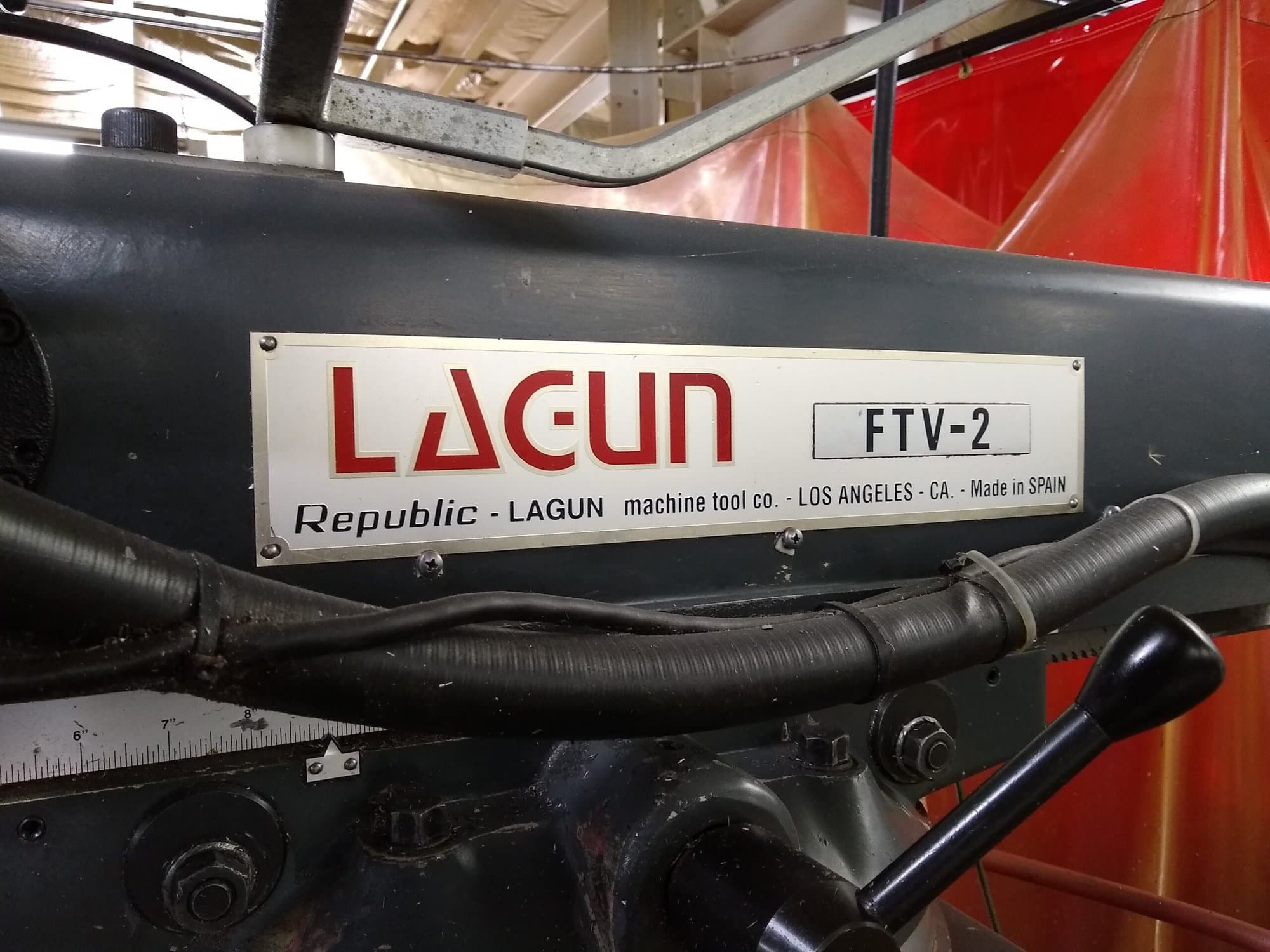 Lagun FTV-2 CNC Knee Mill, 2002 - Anilam 3000 M control - Image 5