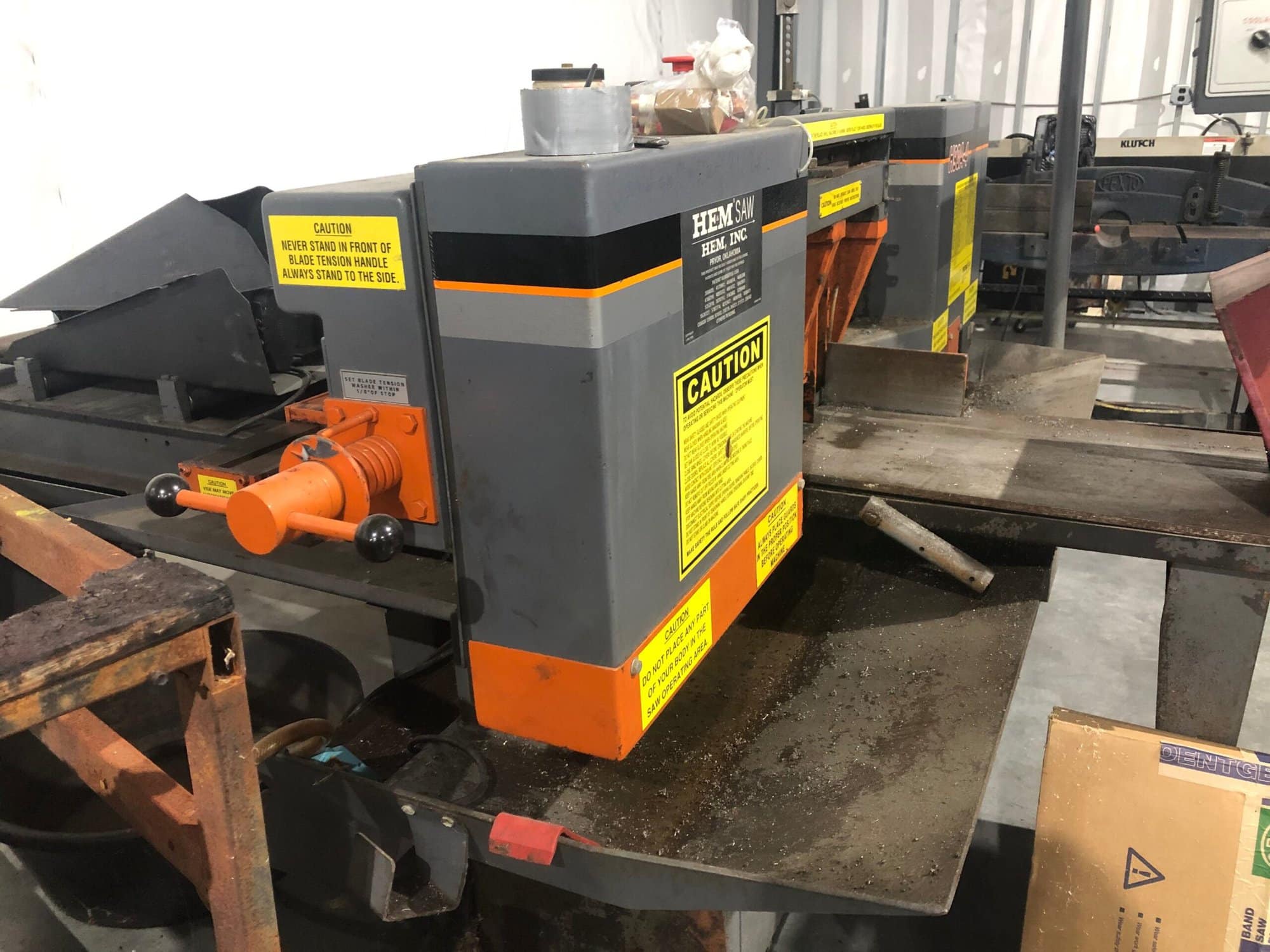 12.75" x 12.75" HEM H90A-4 Horizontal Band Saw, 2009