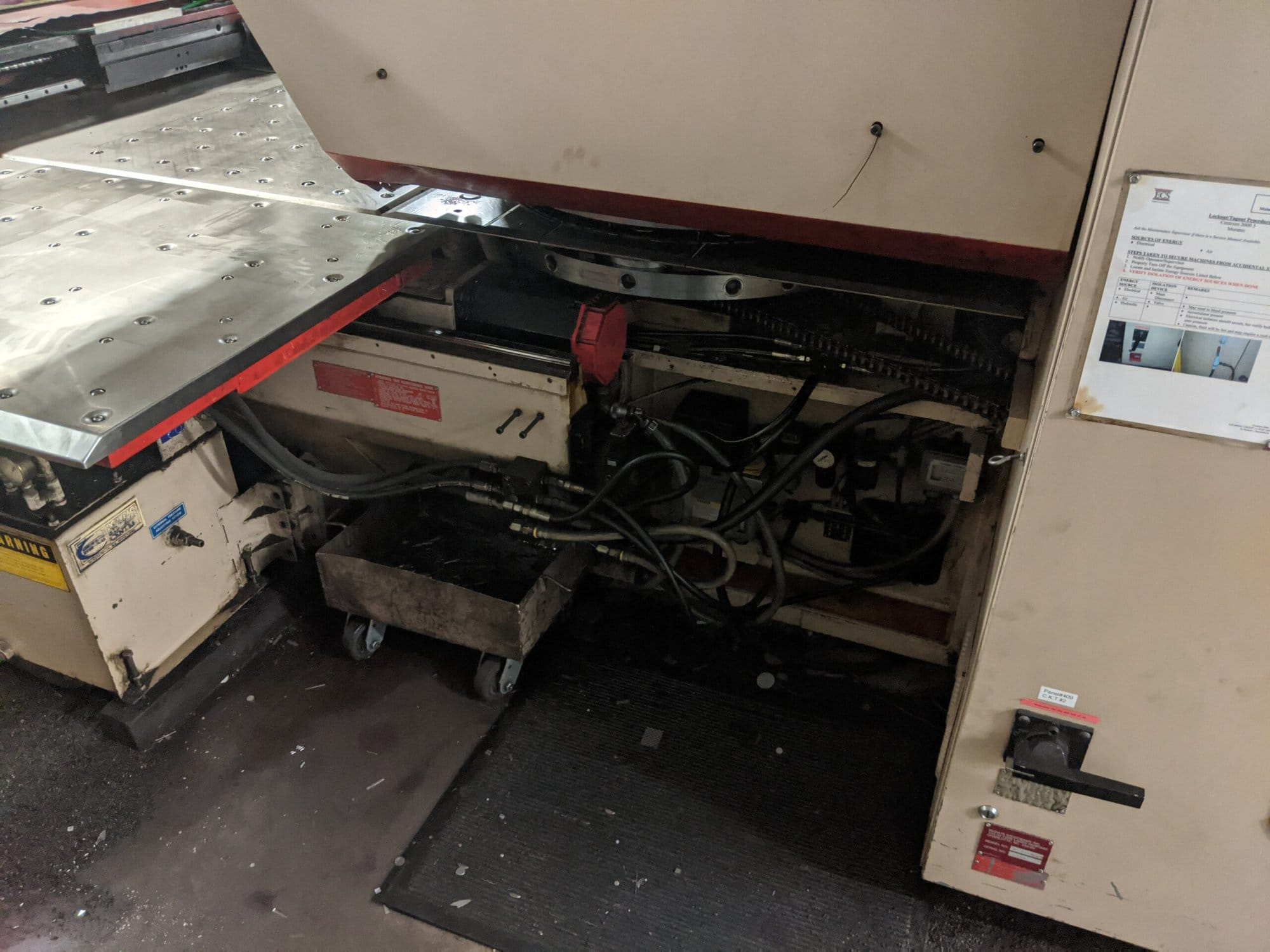 22 Ton Weidemann Centrum 2000Q Turret Punch Press,1990 - 22 Station, Fanuc 6M-B Control - Image 4