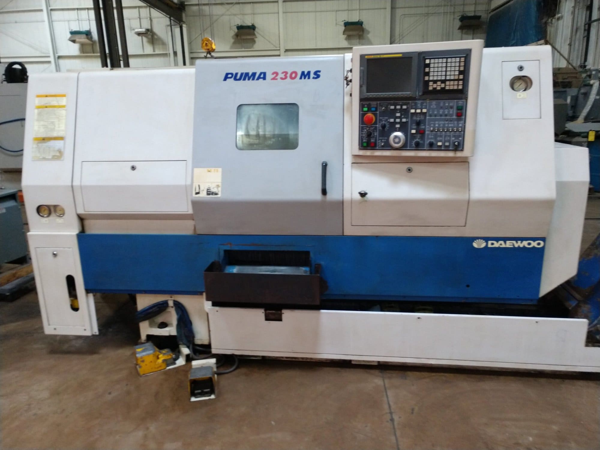 Doosan/Daewoo Puma 230MS CNC Lathe, 2001 - Live Tooling, Sub Spindle, Video, C Axis - Image 2