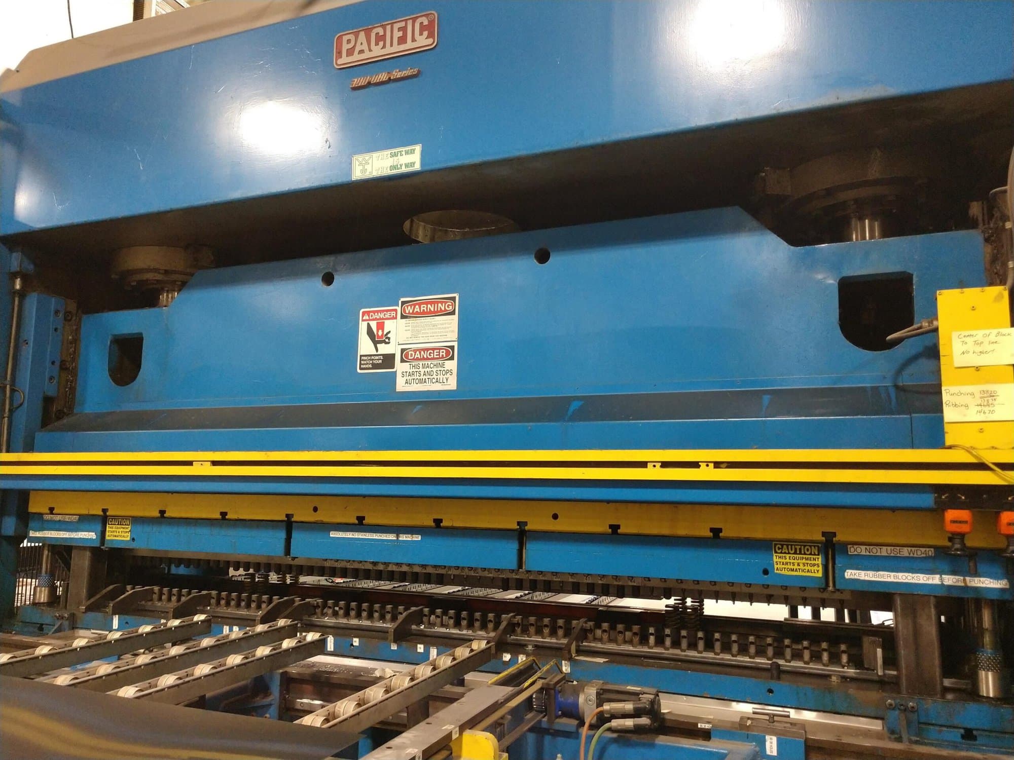 Pacific 300 Ton OBL 12' Punching & Blanking Press, 1988 - Image 2