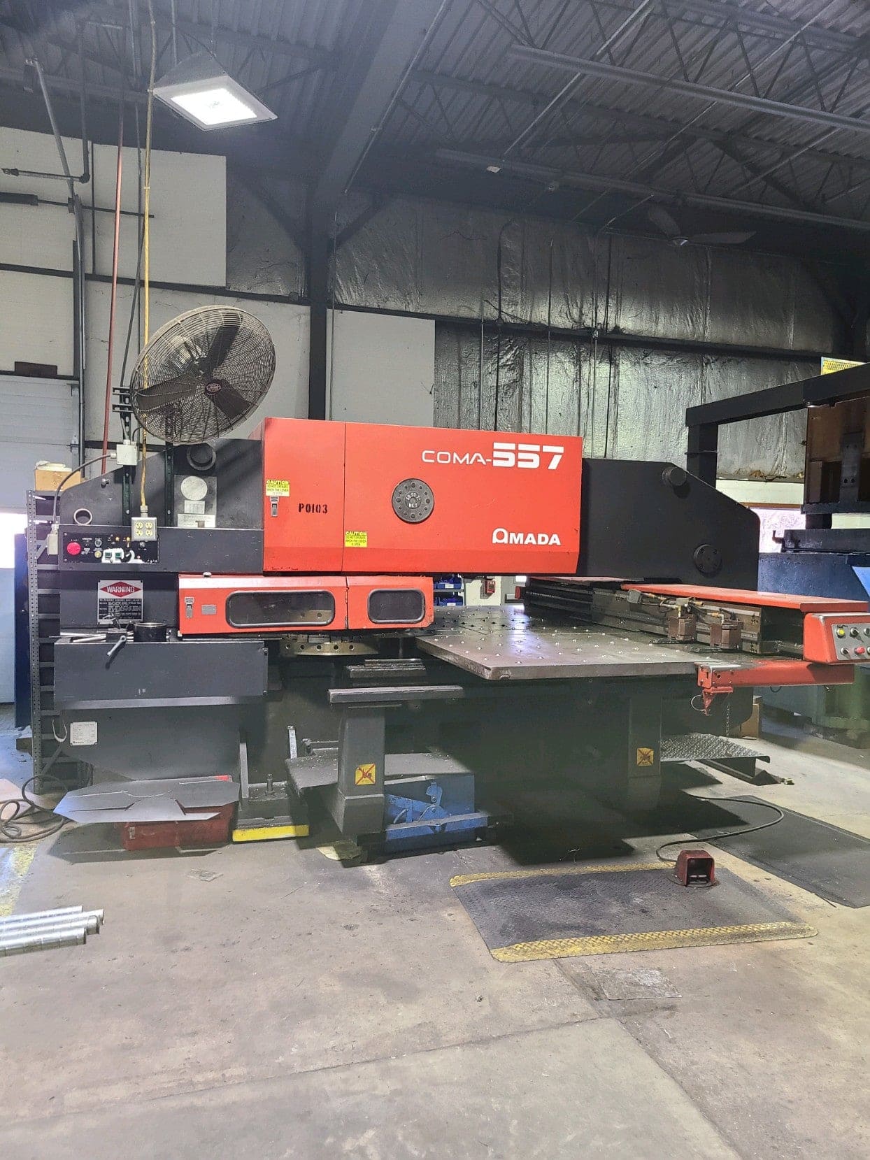 55 Ton Amada Coma 557 CNC Turret Punch, 1991 - Image 2