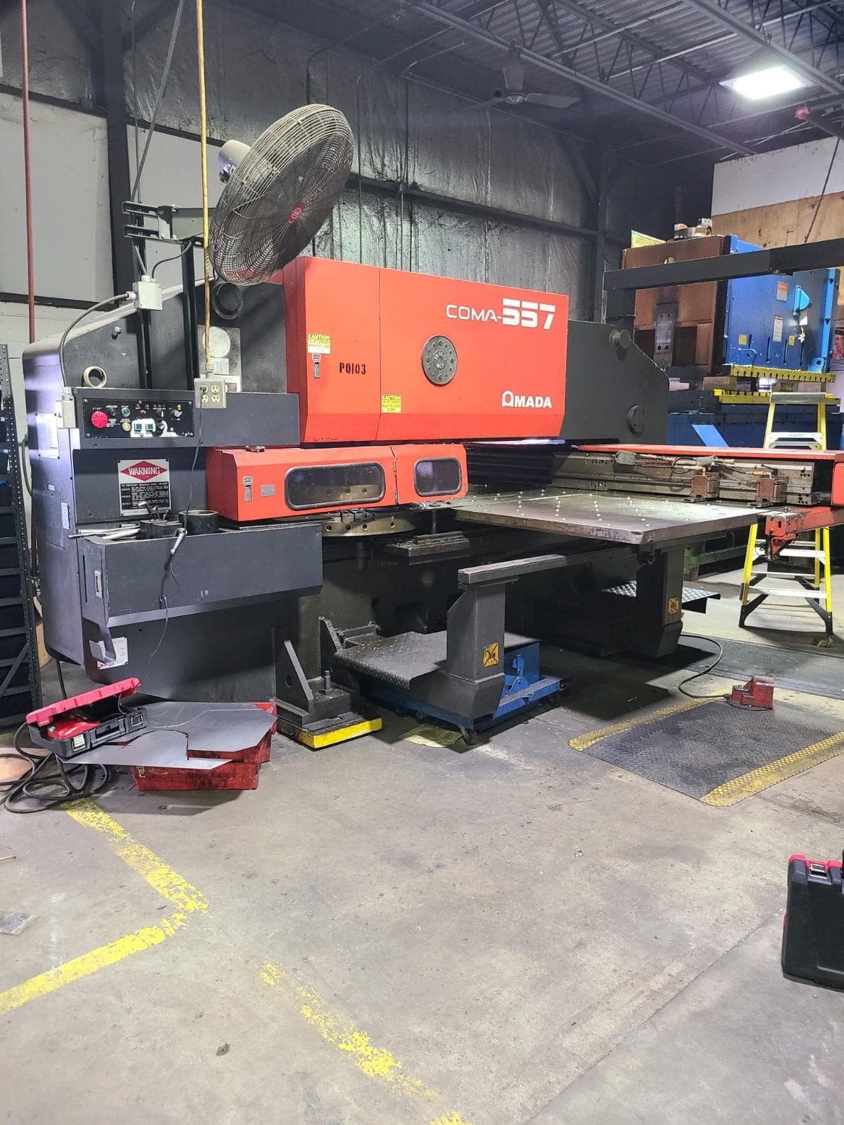 55 Ton Amada Coma 557 CNC Turret Punch, 1991 - Image 6