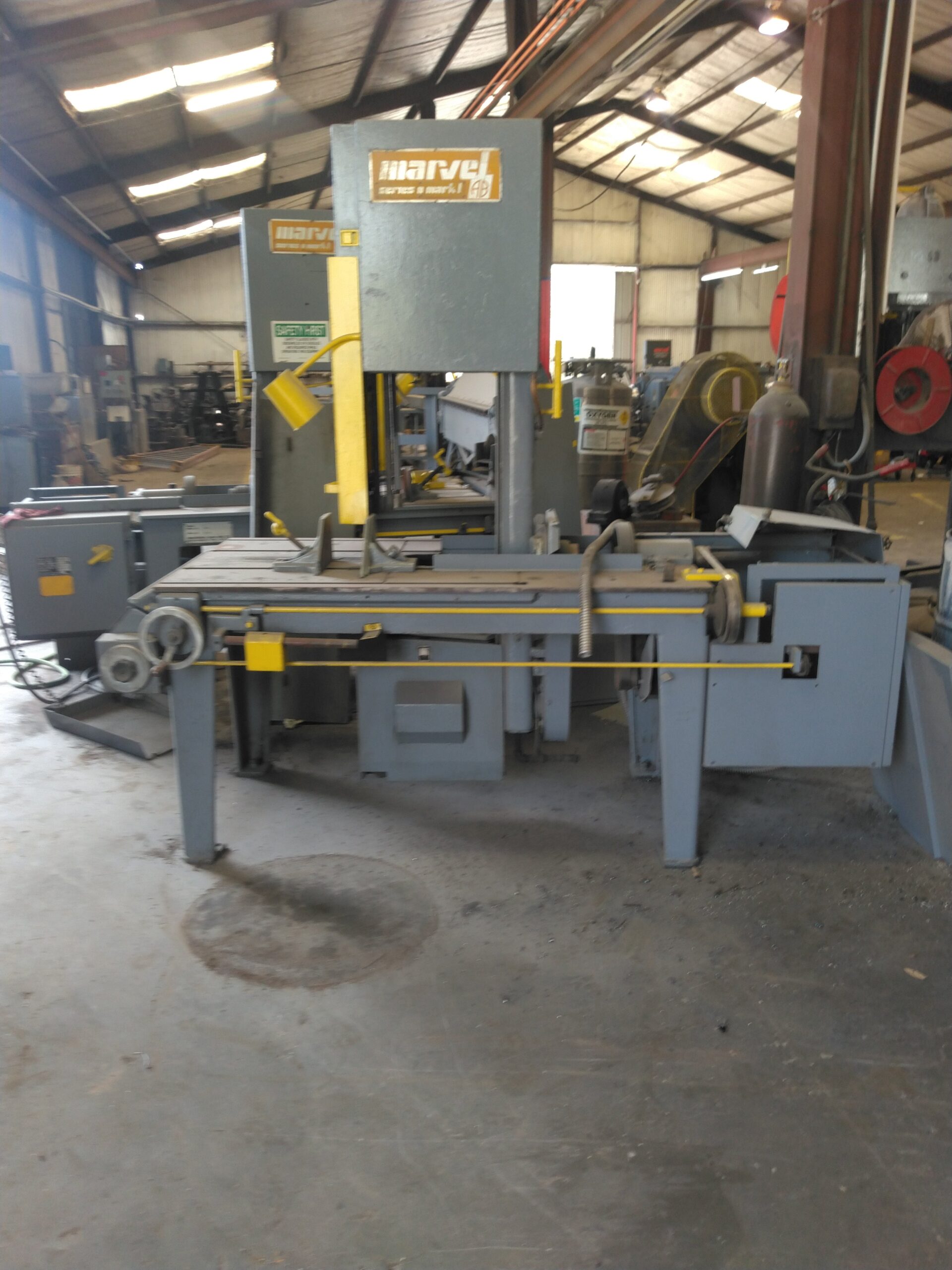 18" x 22" Marvel Series 8 Mark 1 Vertical Band Saw, 1985 - Image 2