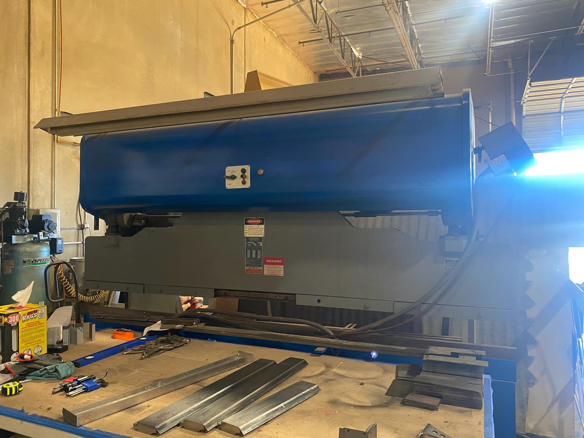 55 Ton x 10' Niagara IB-36-8-10 Press Brake - Image 3