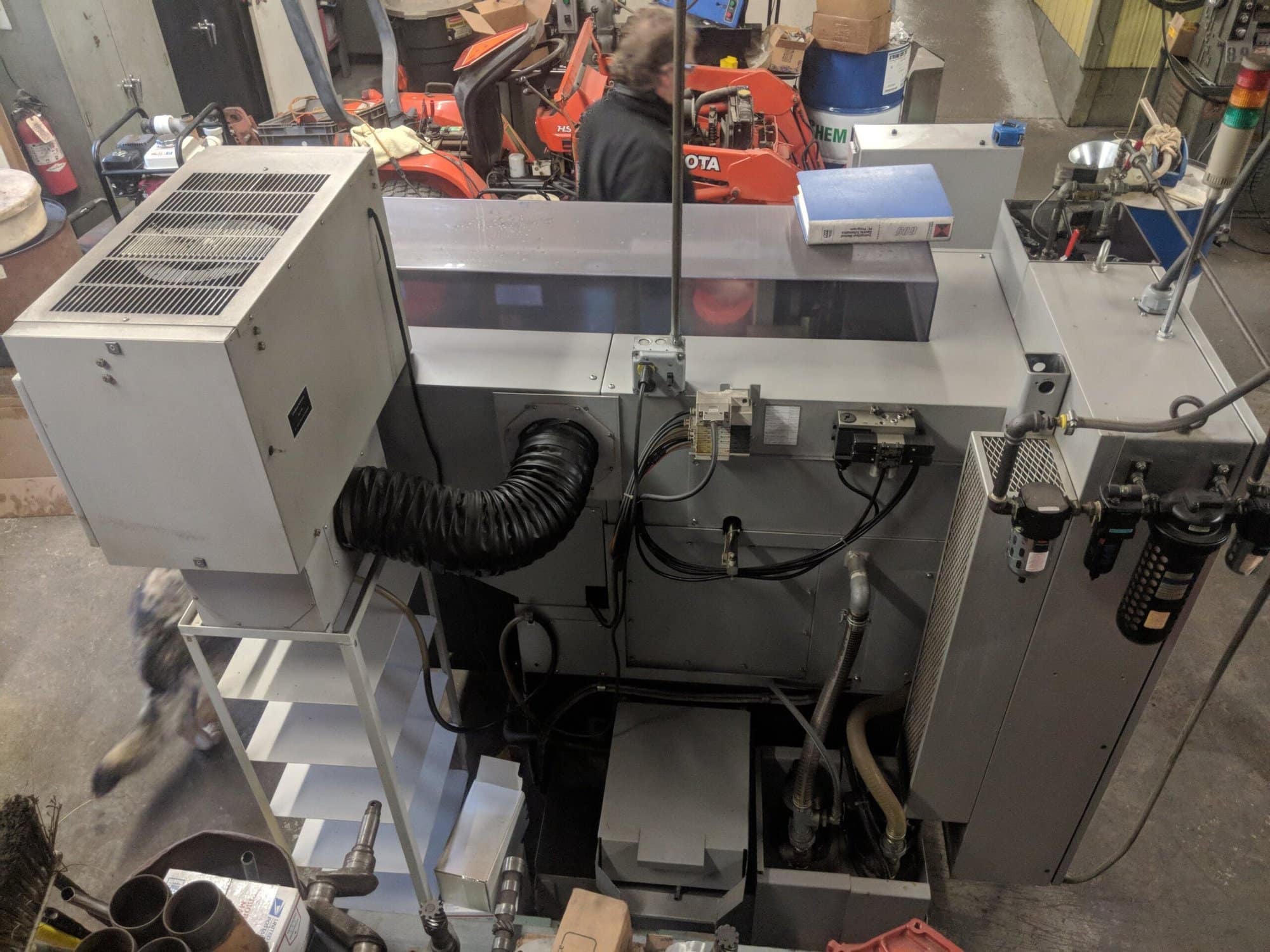 Amada Wasino G-05 CNC Gang Lathe, 2012 - Gantry Loader, Mist Buster, Fanuc Control - Image 12