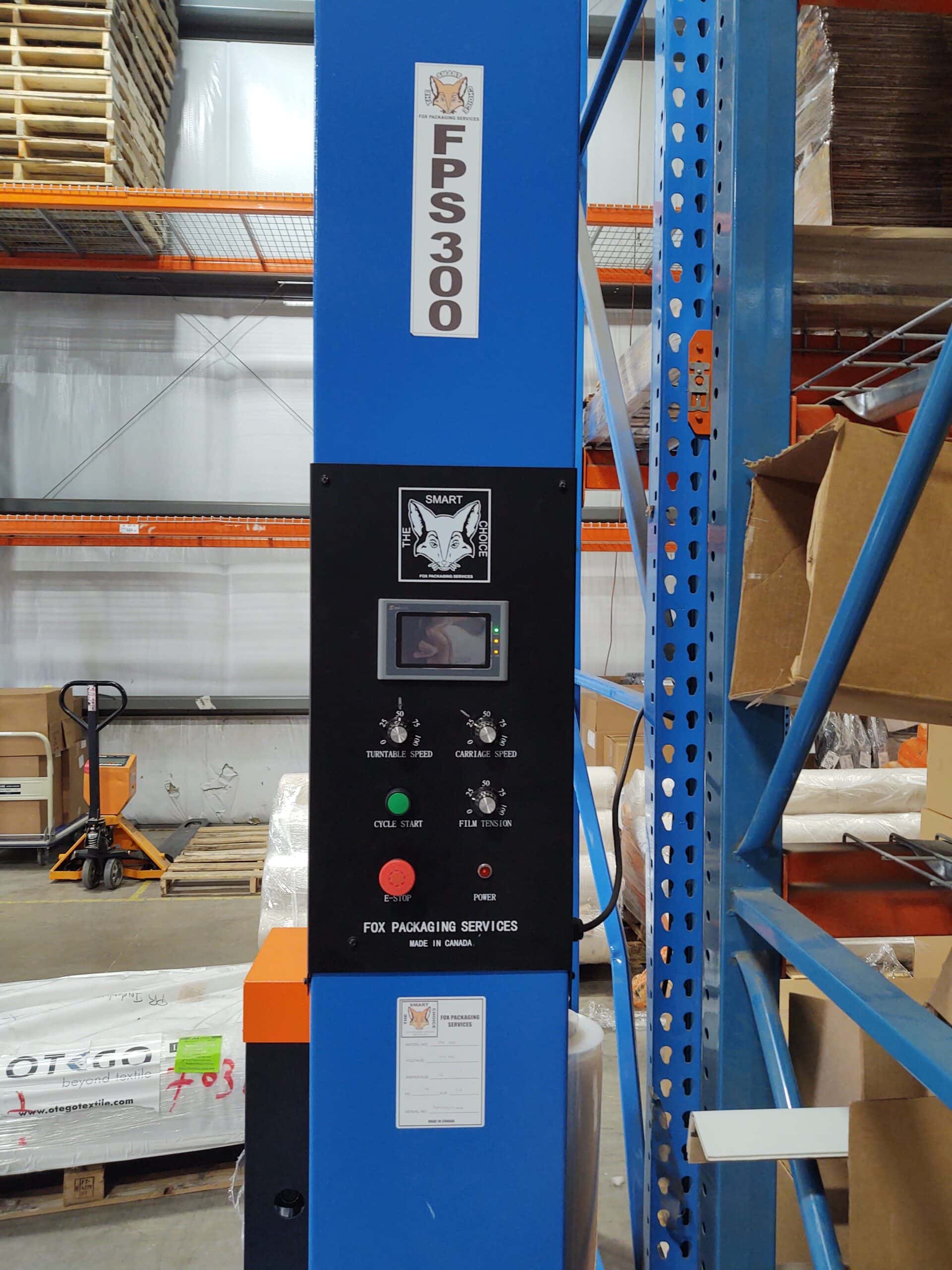 Fox Packaging FPS 300 Pallet Wrapper- With Extended Ramp - Image 2