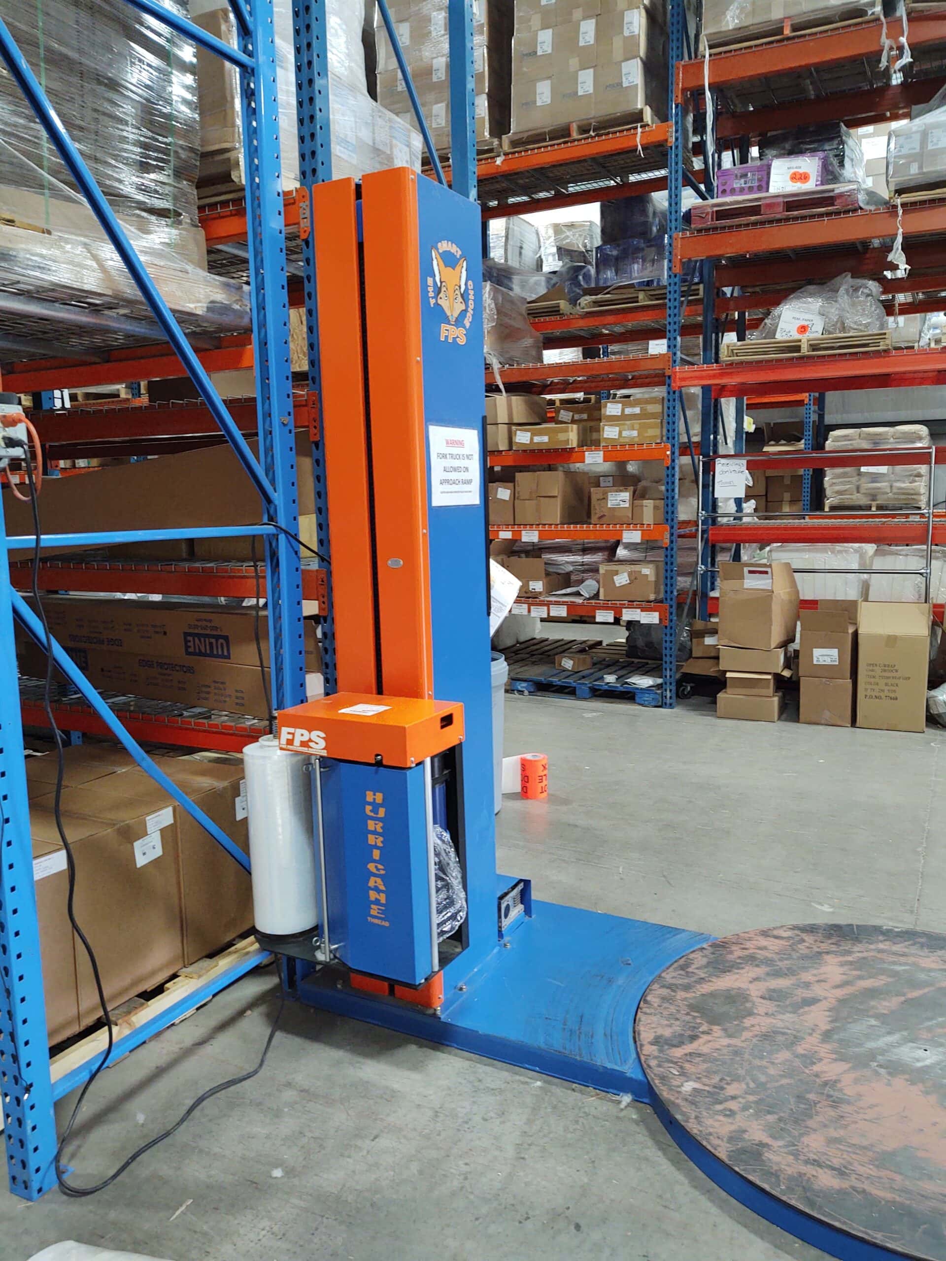 Fox Packaging FPS 300 Pallet Wrapper- With Extended Ramp - Image 5