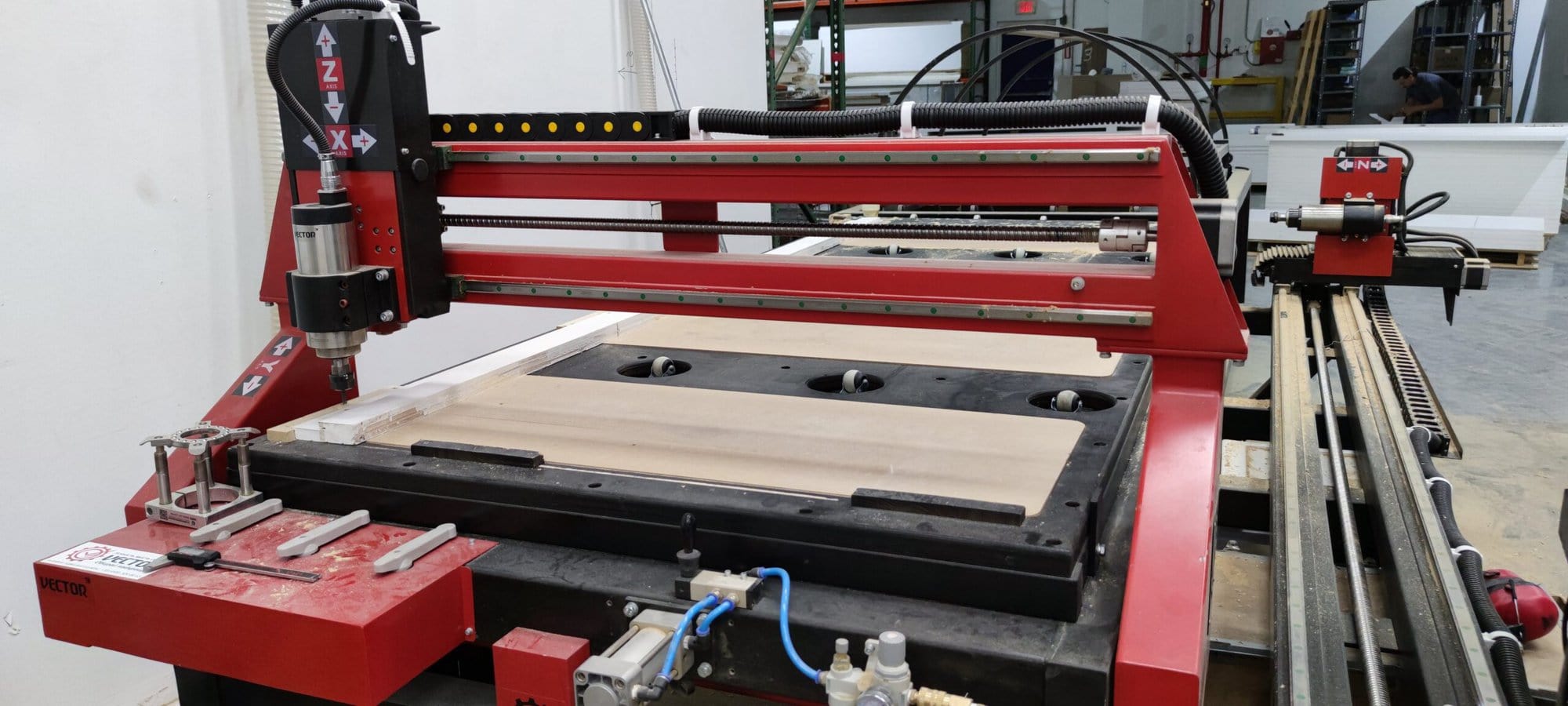 4' X 8' Vector 2513F CNC Router, 2021 - Brand New, With Vacuum Table - Image 3