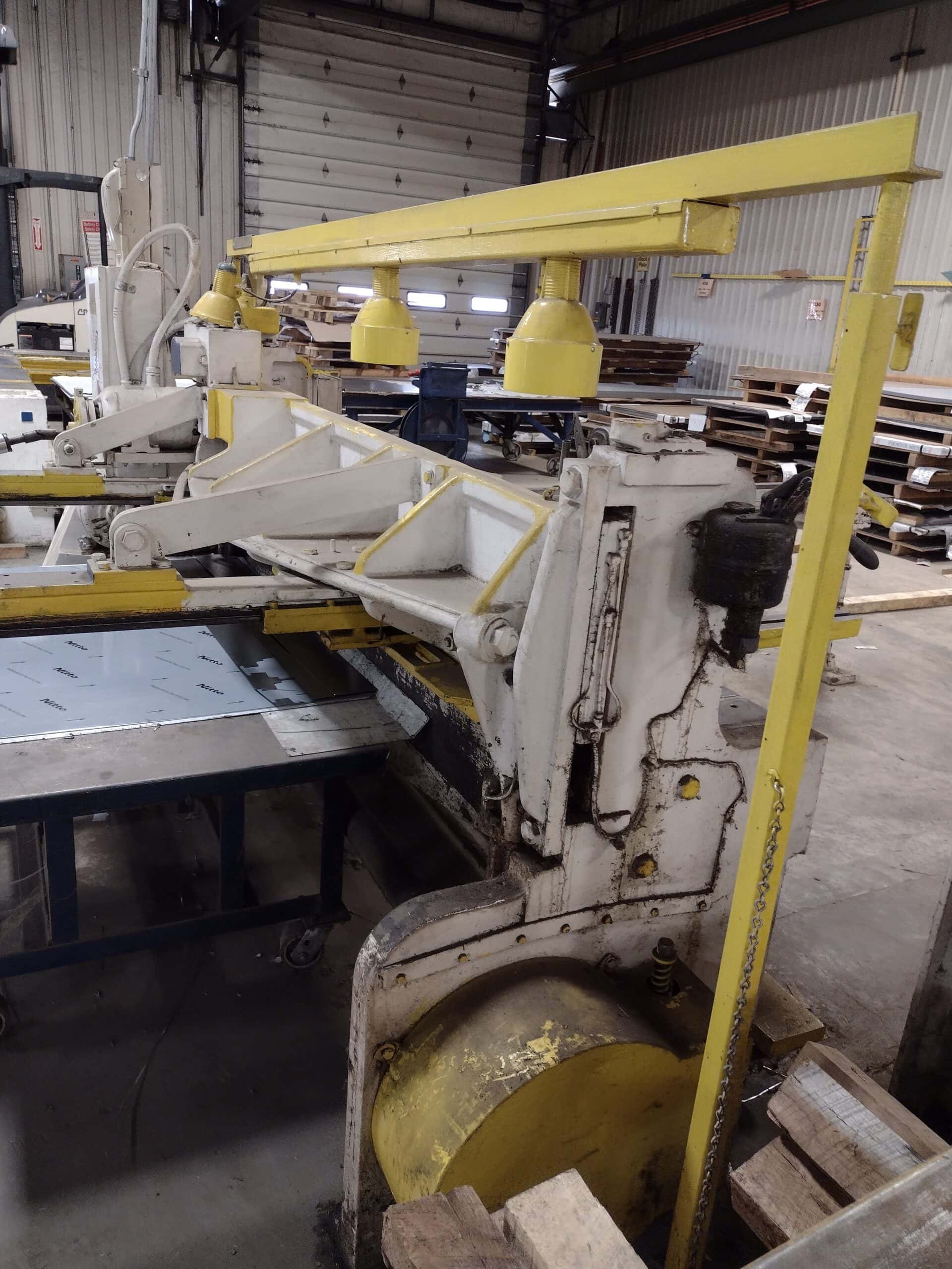 14 Gauge x 6' Wysong 1472 Power Squaring Shear, 1995 - Squaring Arms Included - Image 2