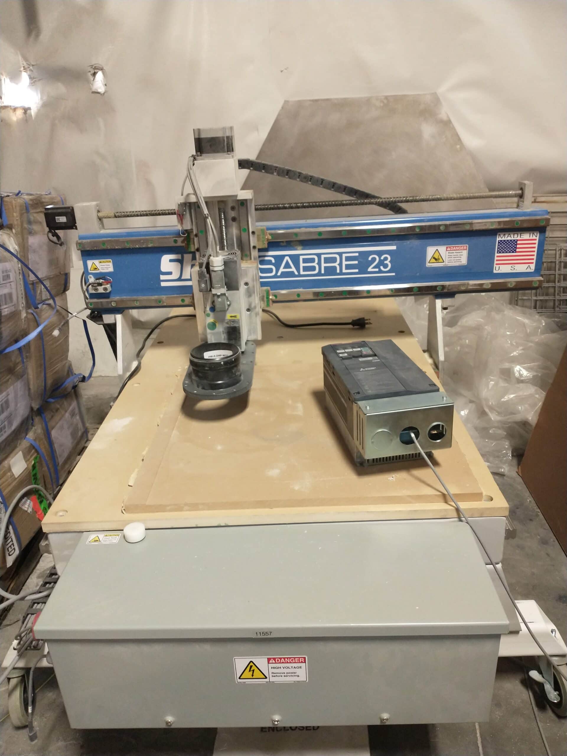 40"x30" Shop Sabre 23 CNC Router, 2019 - Low Hours, Available Immediately
