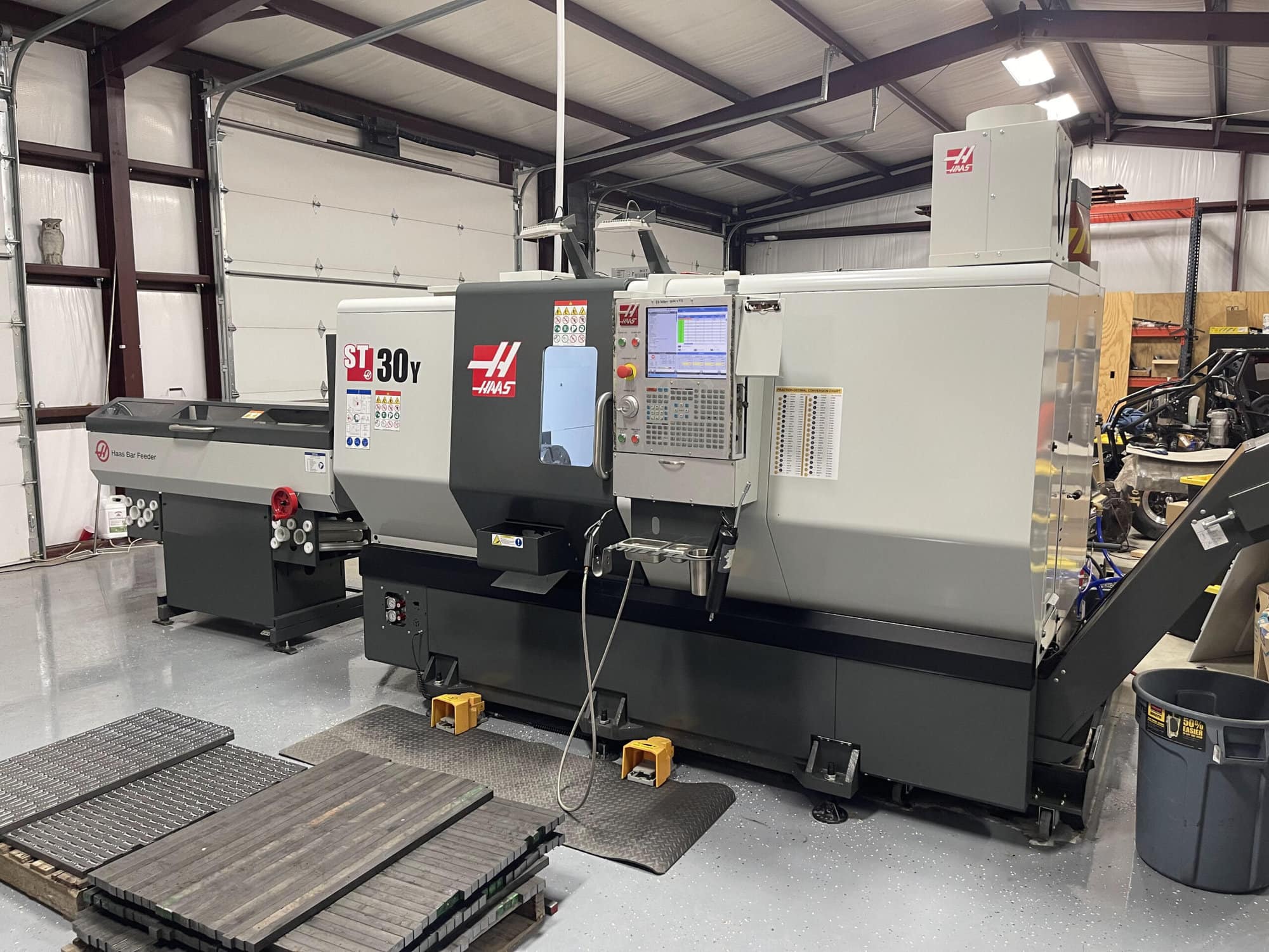 Haas ST-30Y CNC Lathe, 2020 - Low Hours, Bar Feeder, 6K Live Tooling Upgrade, 300 PSI Hi Pressure Coolant - Image 7
