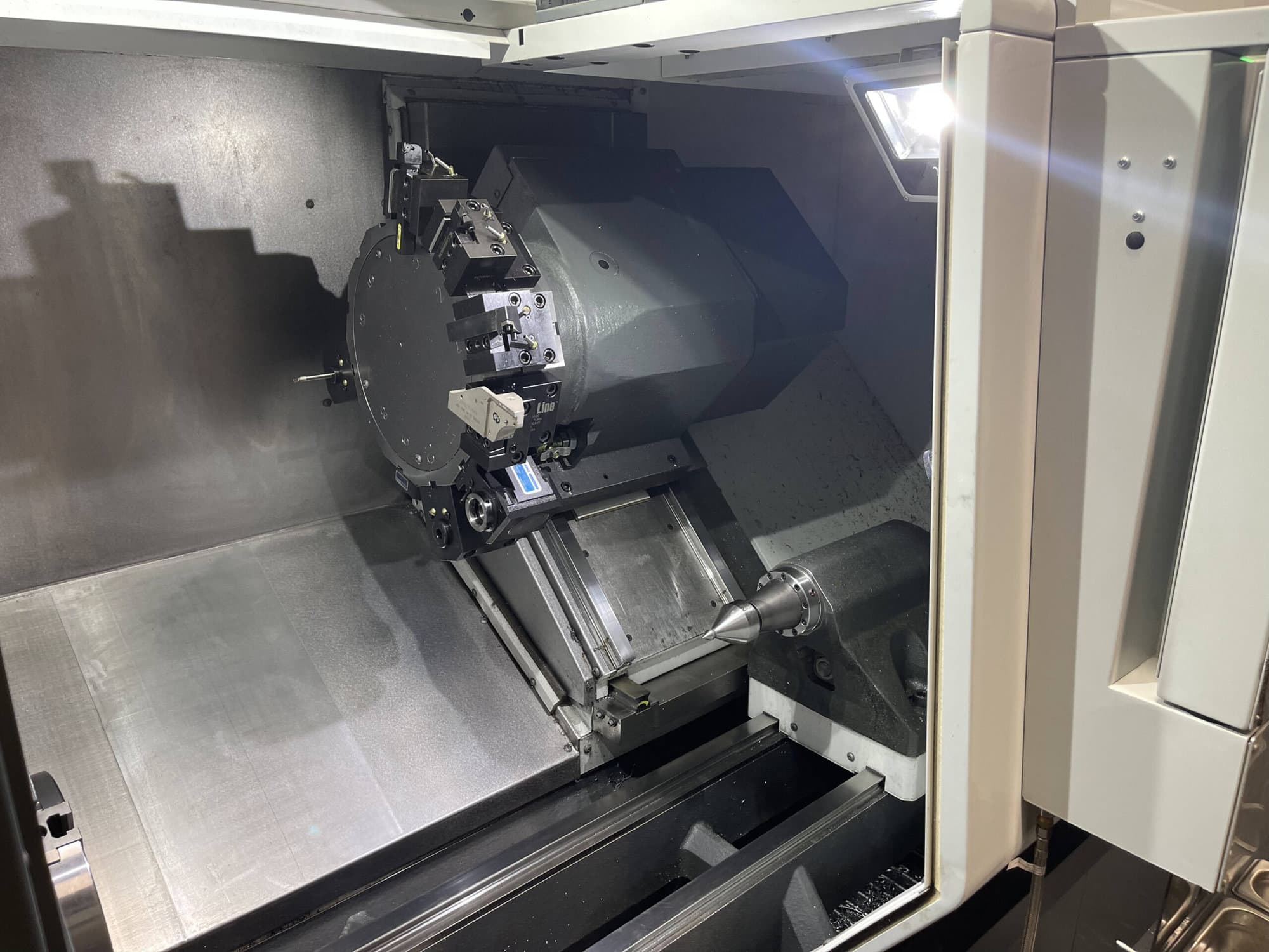 Haas ST-30Y CNC Lathe, 2020 - Low Hours, Bar Feeder, 6K Live Tooling Upgrade, 300 PSI Hi Pressure Coolant - Image 2