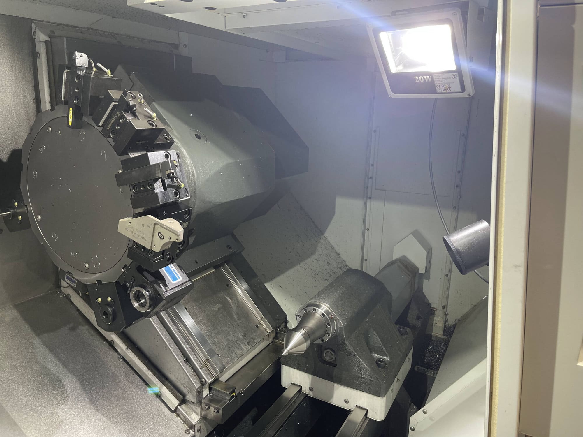 Haas ST-30Y CNC Lathe, 2020 - Low Hours, Bar Feeder, 6K Live Tooling Upgrade, 300 PSI Hi Pressure Coolant - Image 3