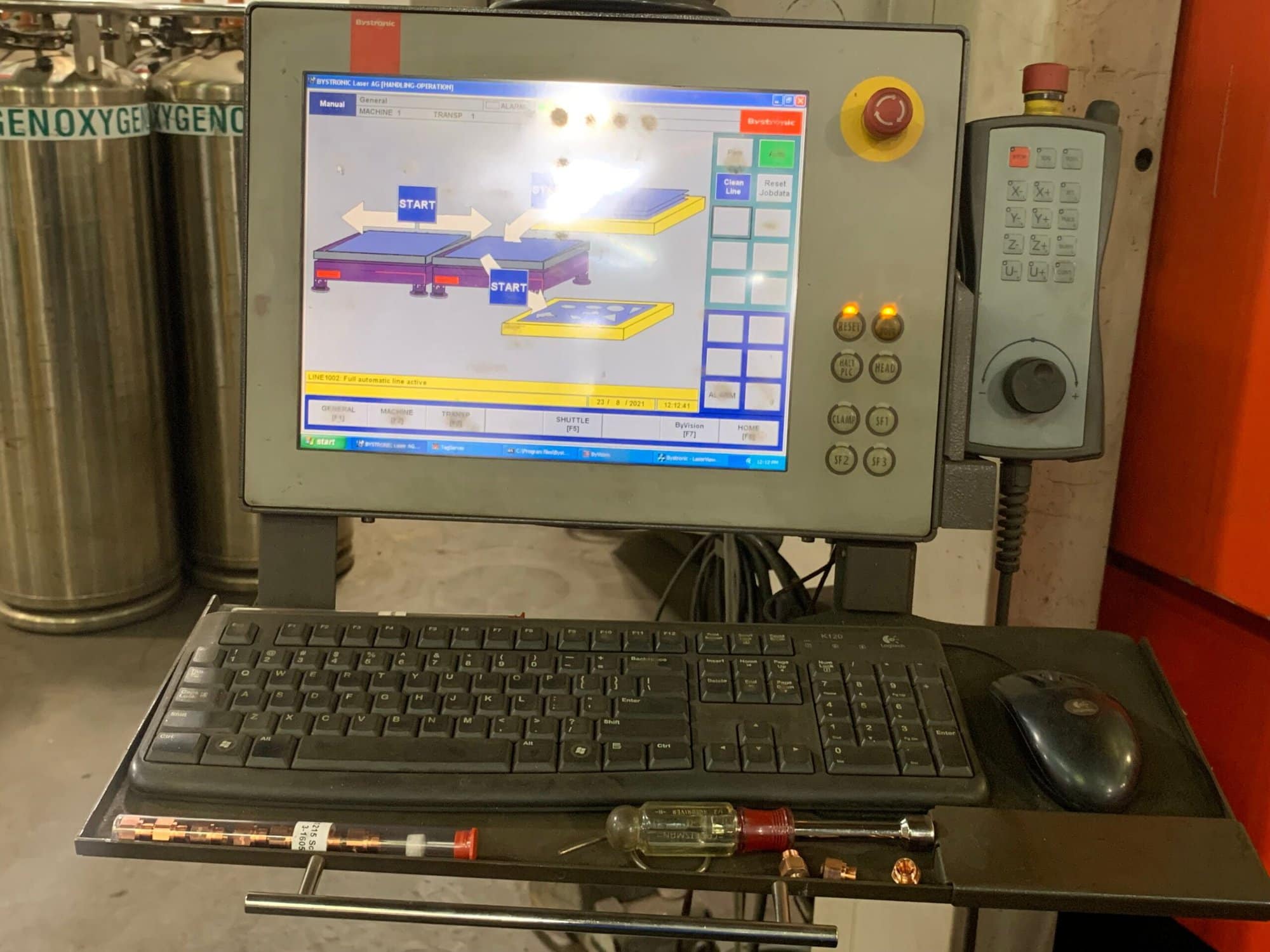 6000 Watt Bystronic Bystar 4020 CO2 Laser, 2011- 6.5’ x 13’ Table with Rotary Axis and Bytrans Load/Unload - Image 2