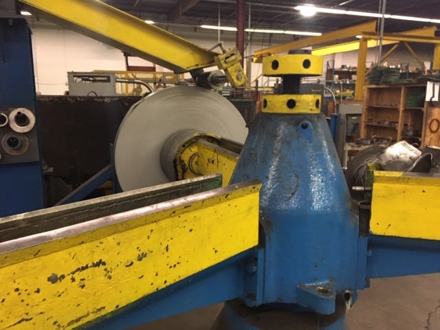 Fester 24" Slitting Line W/ Uncoiler, Slitter Assembly, Recoiler, Scrap Winder, Exit Turnstile, Tooling - Image 3