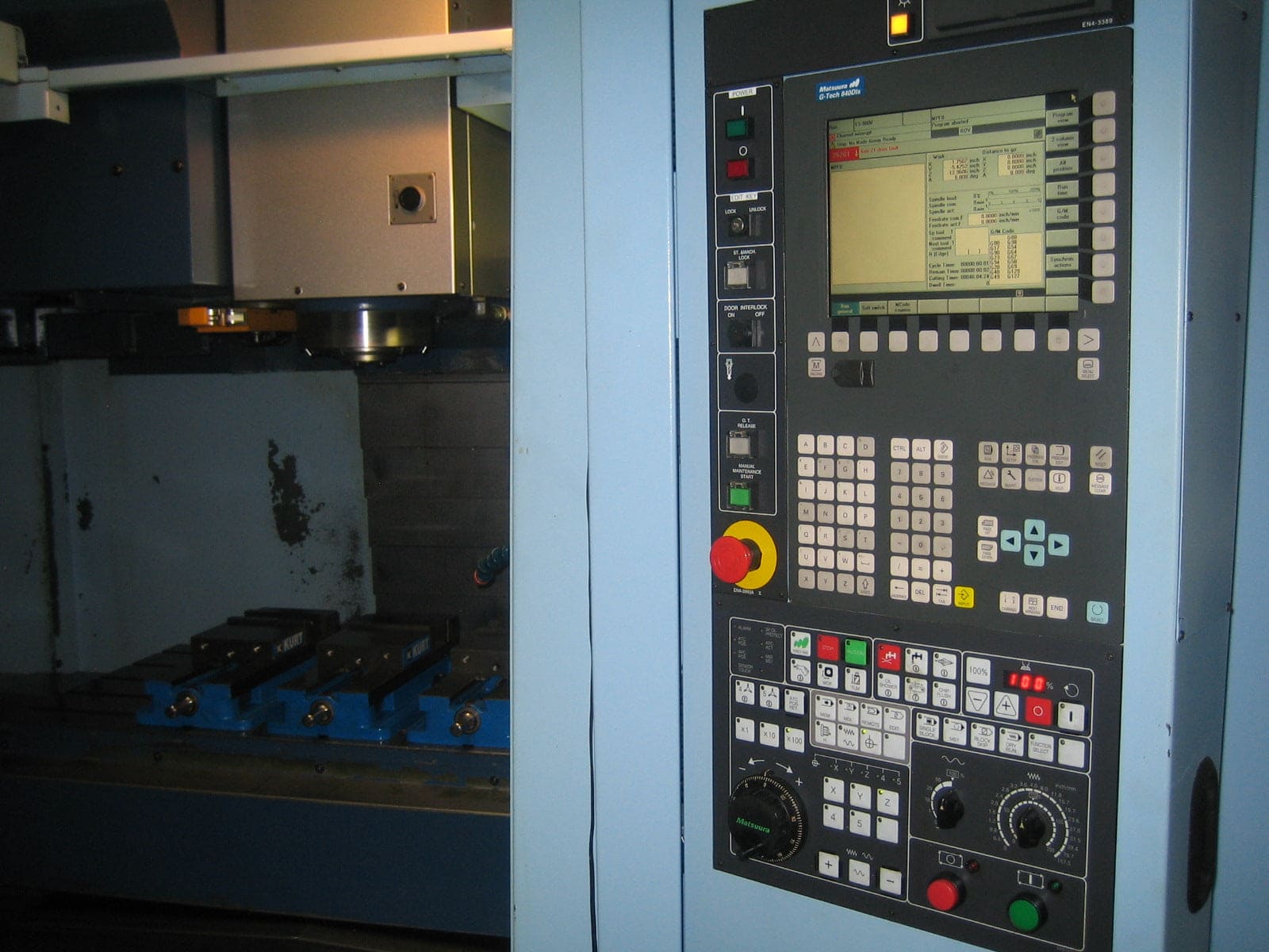 Matsuura ES-800V, 2006 - 4th Axis, 12K RPM - Image 3